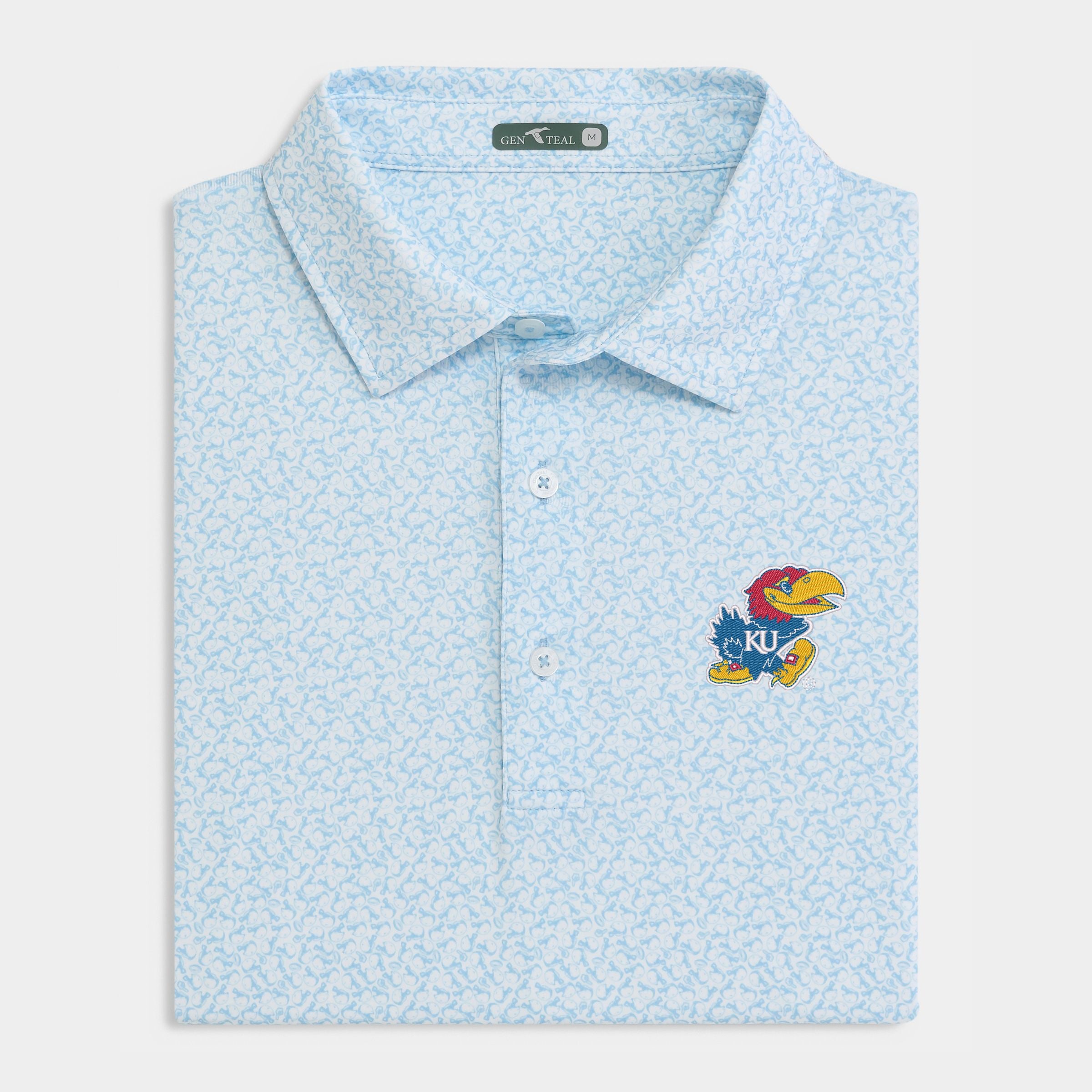 Kansas Helmet Havoc Printed Performance Polo