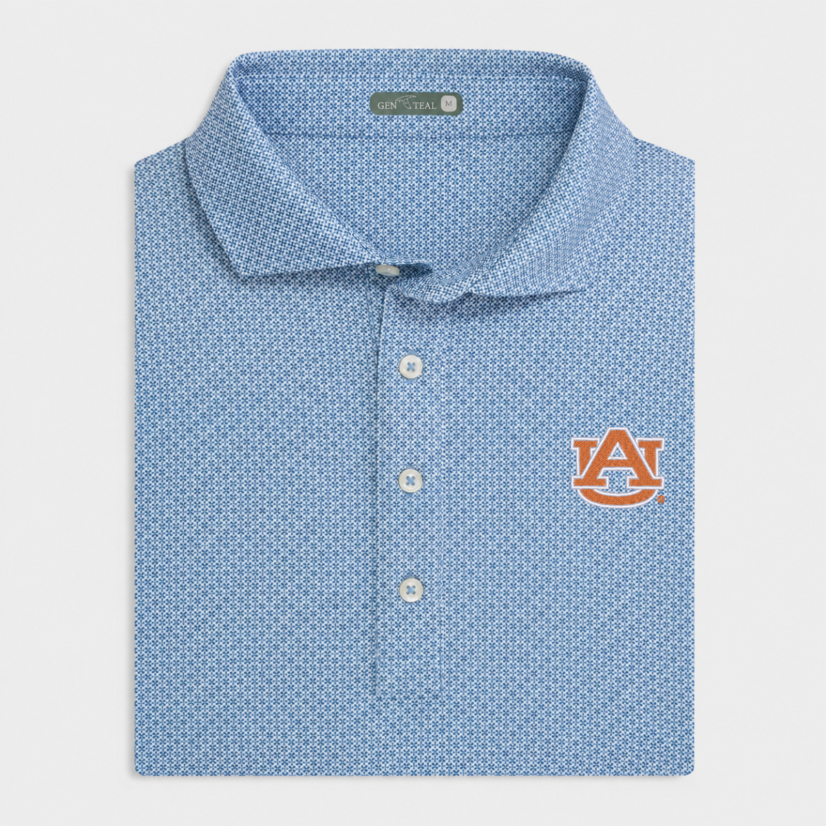 Auburn Regency Printed Performance Polo