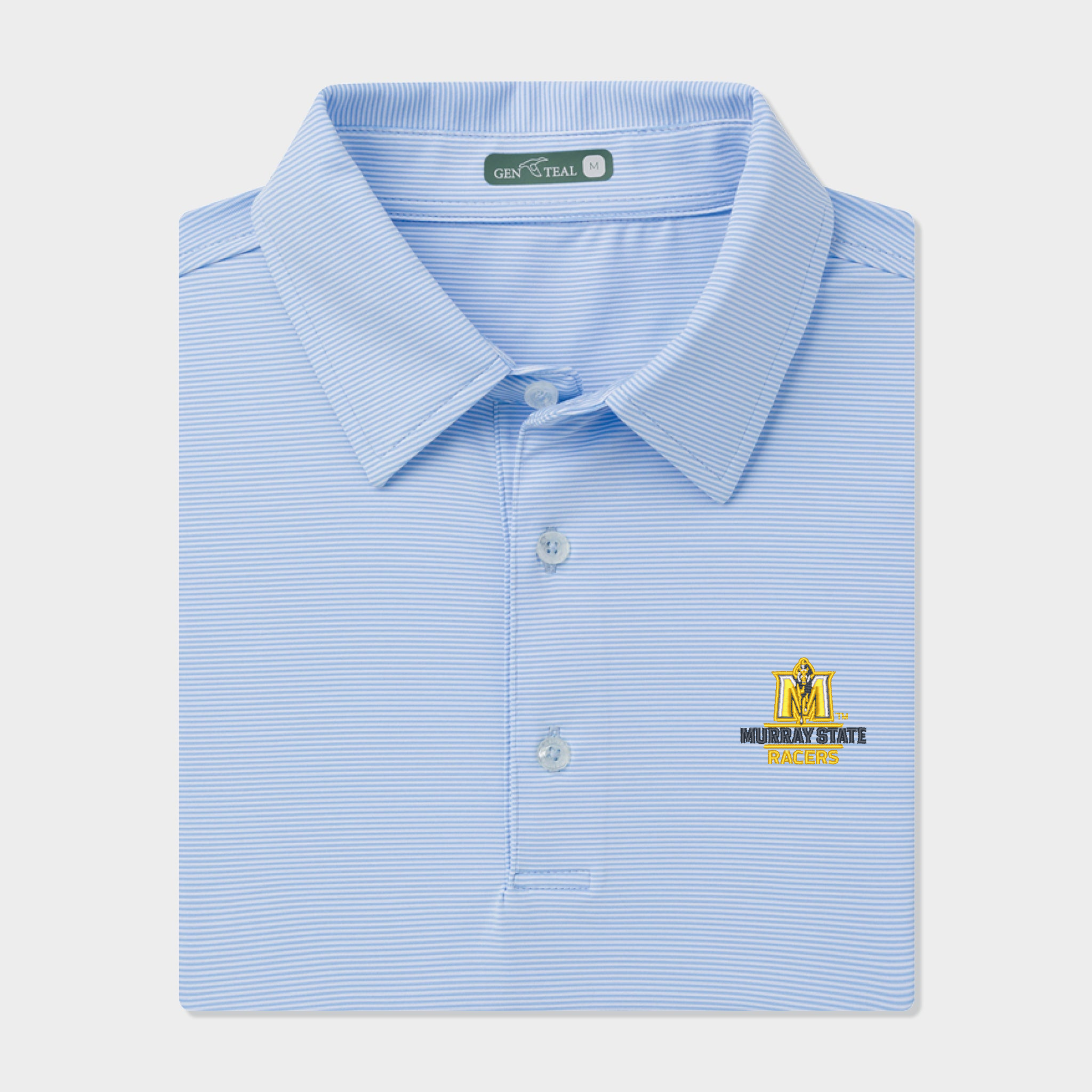 Murray State Club Pinstripe Performance Polo