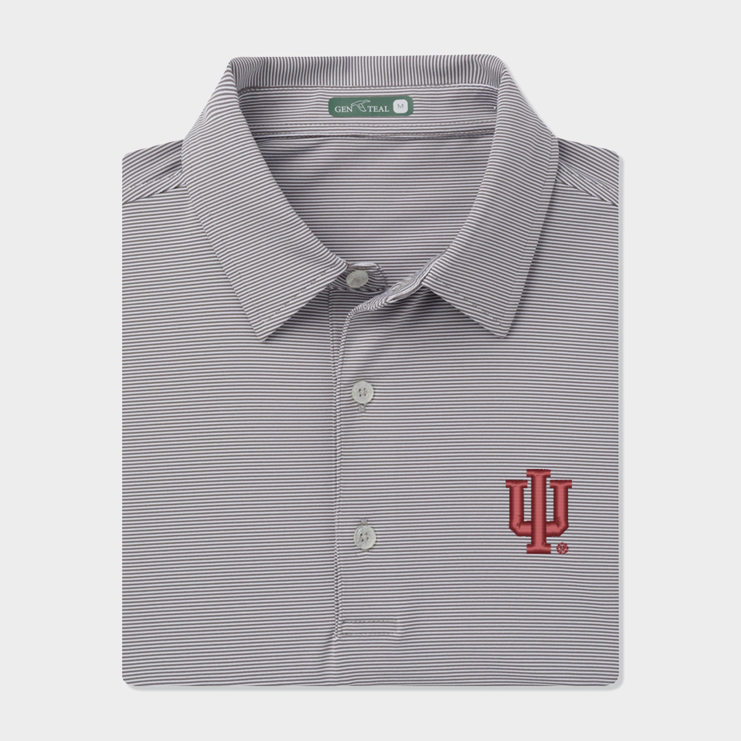 Indiana Pinstripe Performance Polo