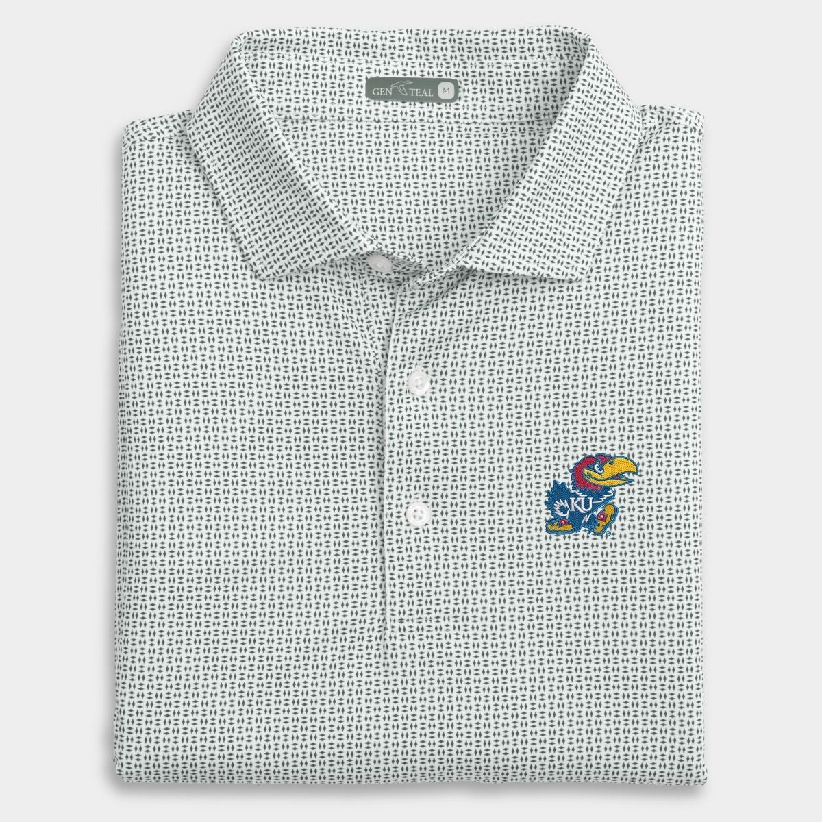 Kansas Trellis Printed Performance Polo