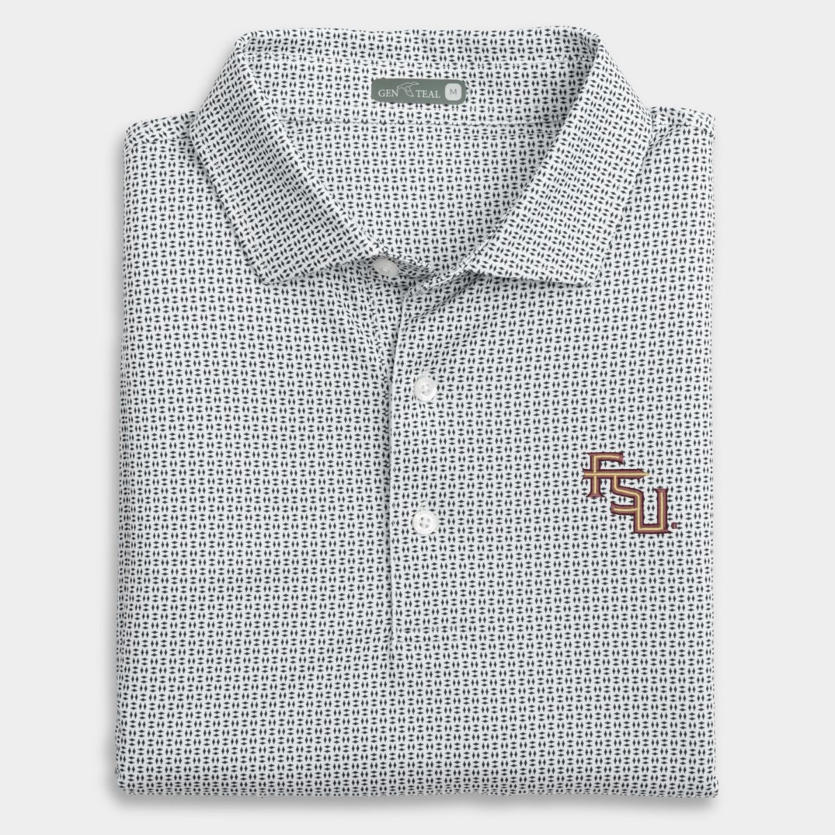 Florida State FSU Trellis Printed Performance Polo
