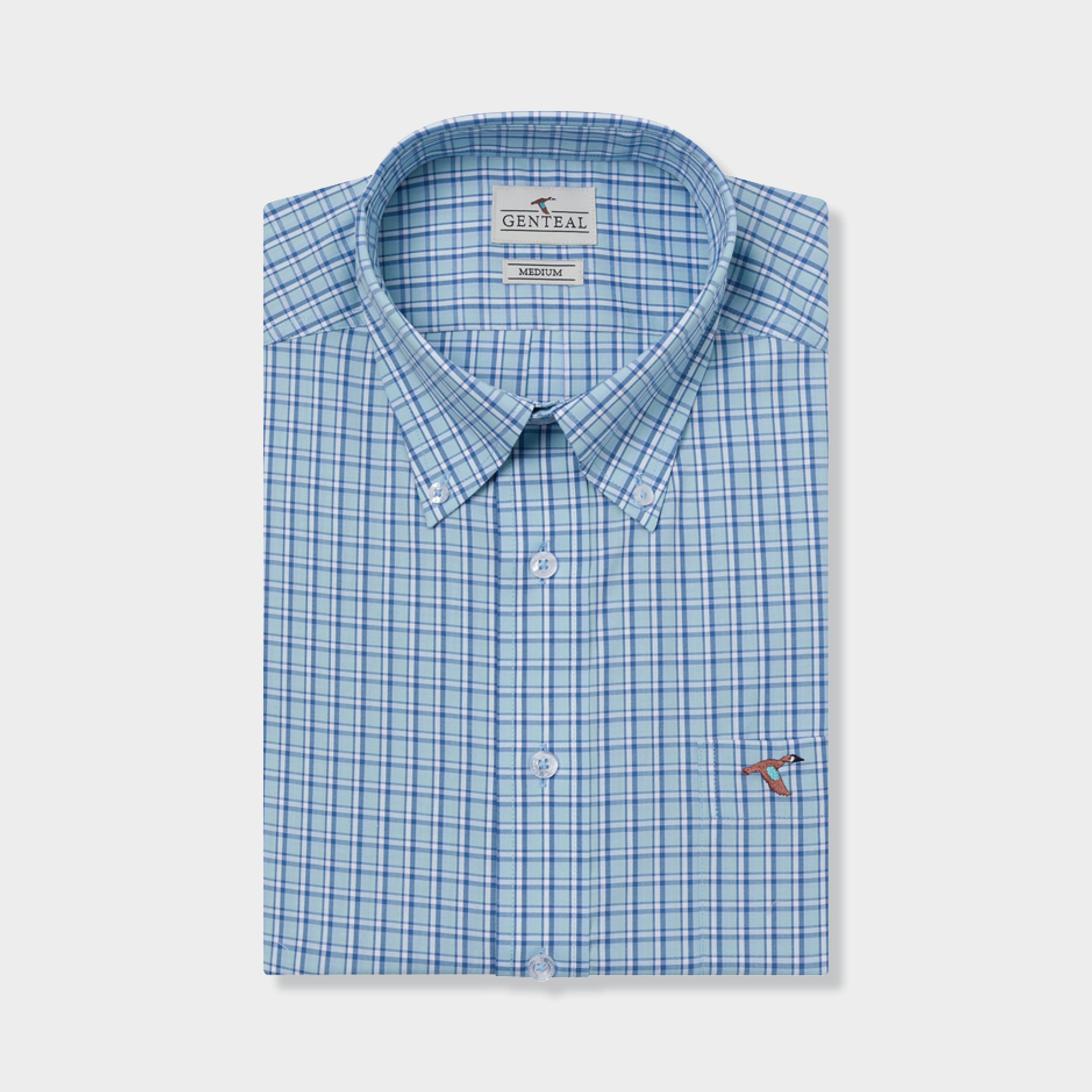 mens blue cotton sport shirt