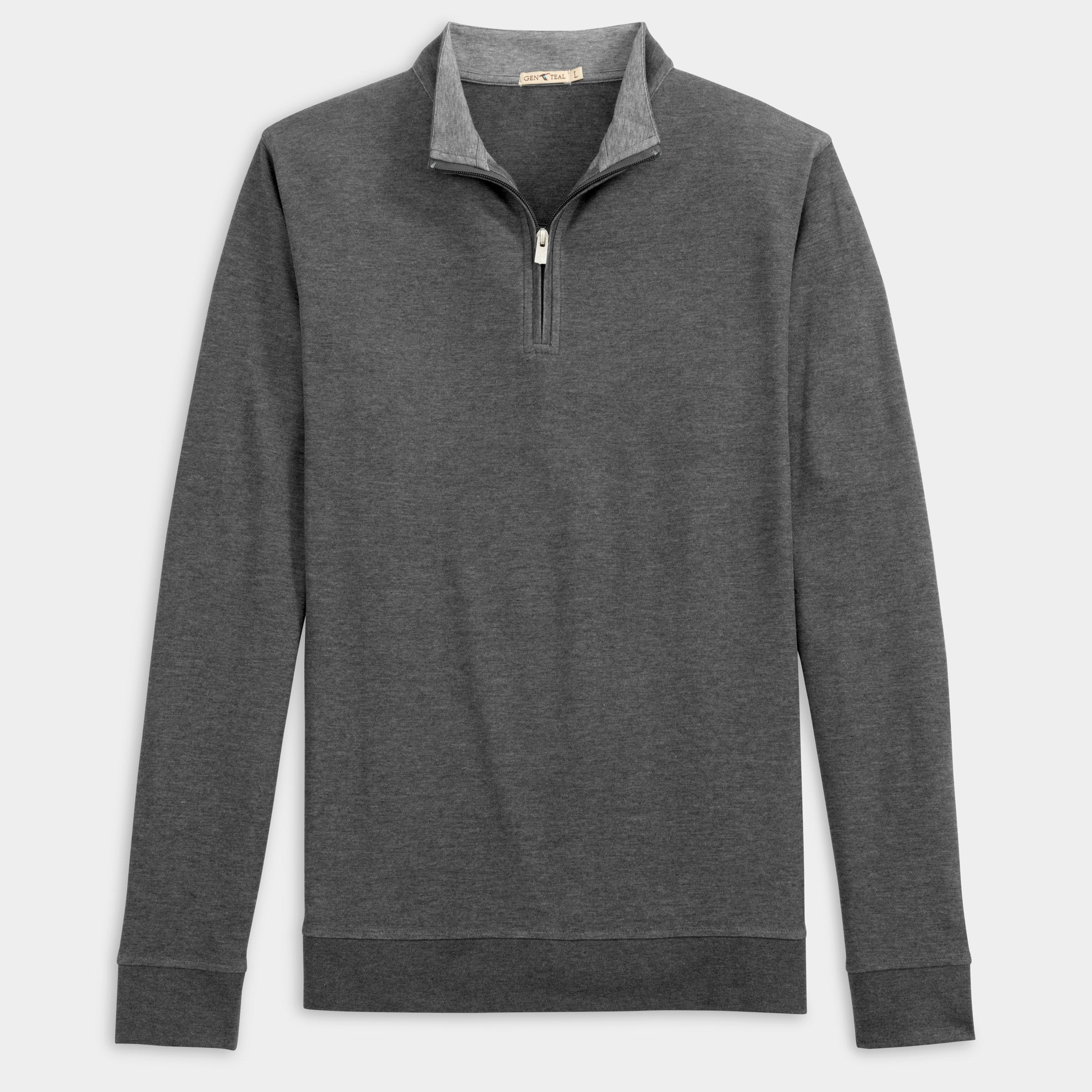 Cotton/Modal Quarter-Zip-GenTeal Apparel
