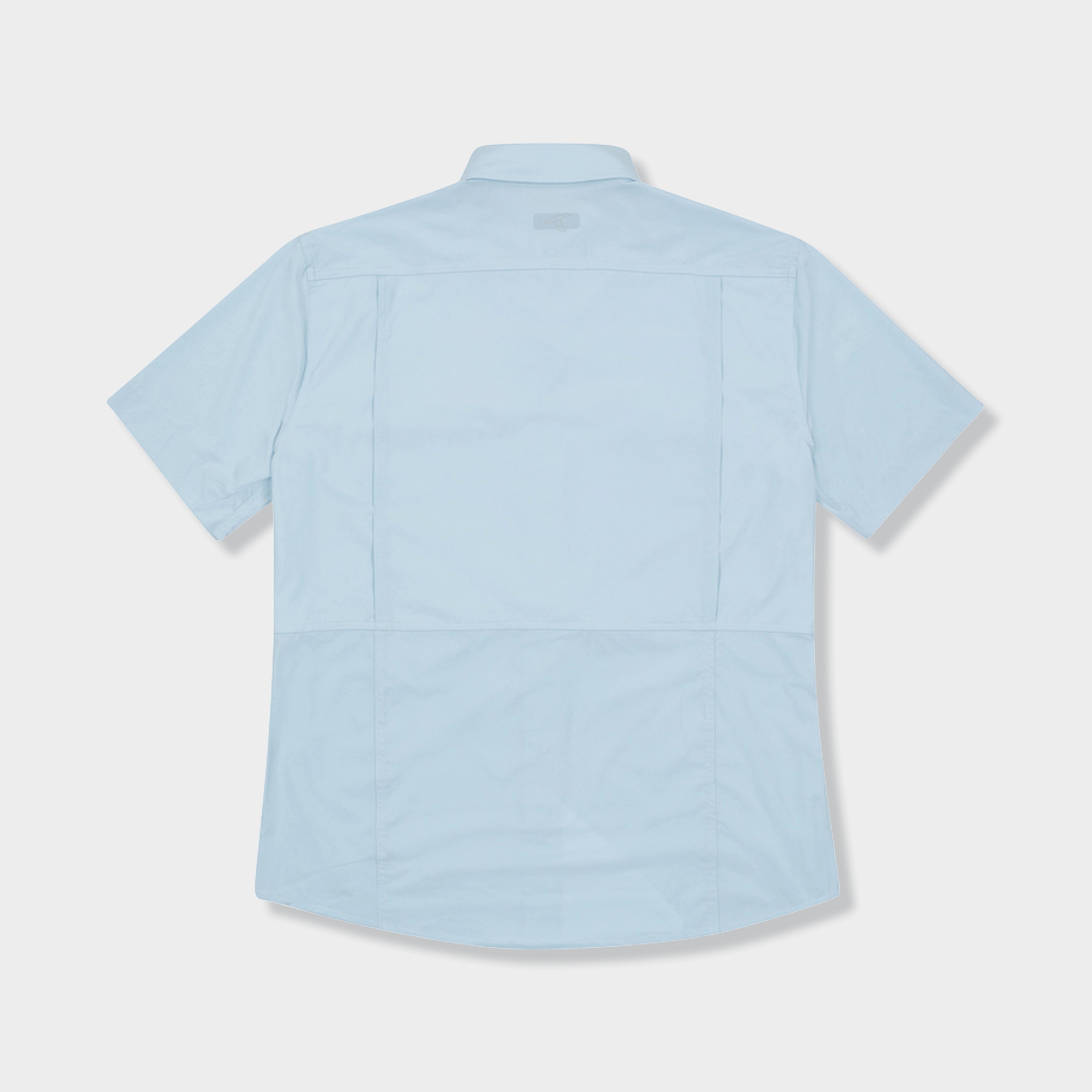 mens light blue short sleeve sport shirt