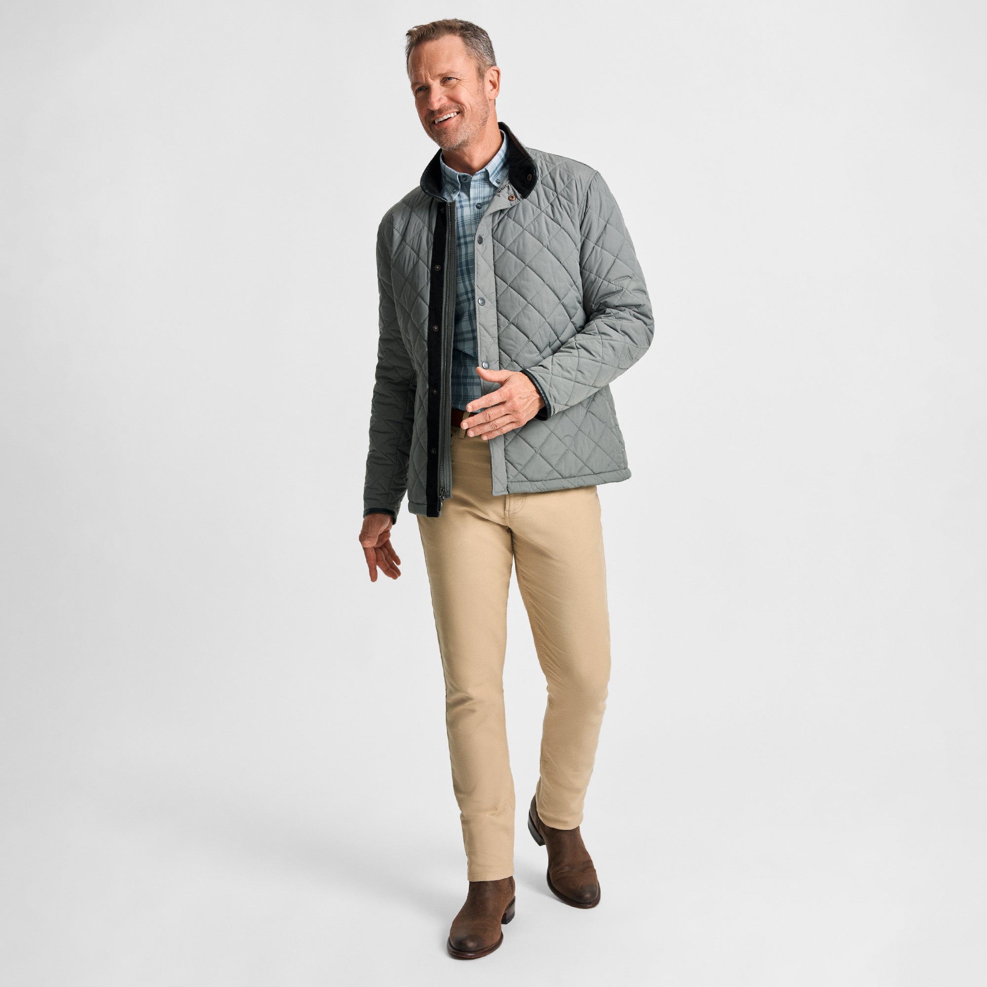 Graphite Northpoint Quilted Coat
