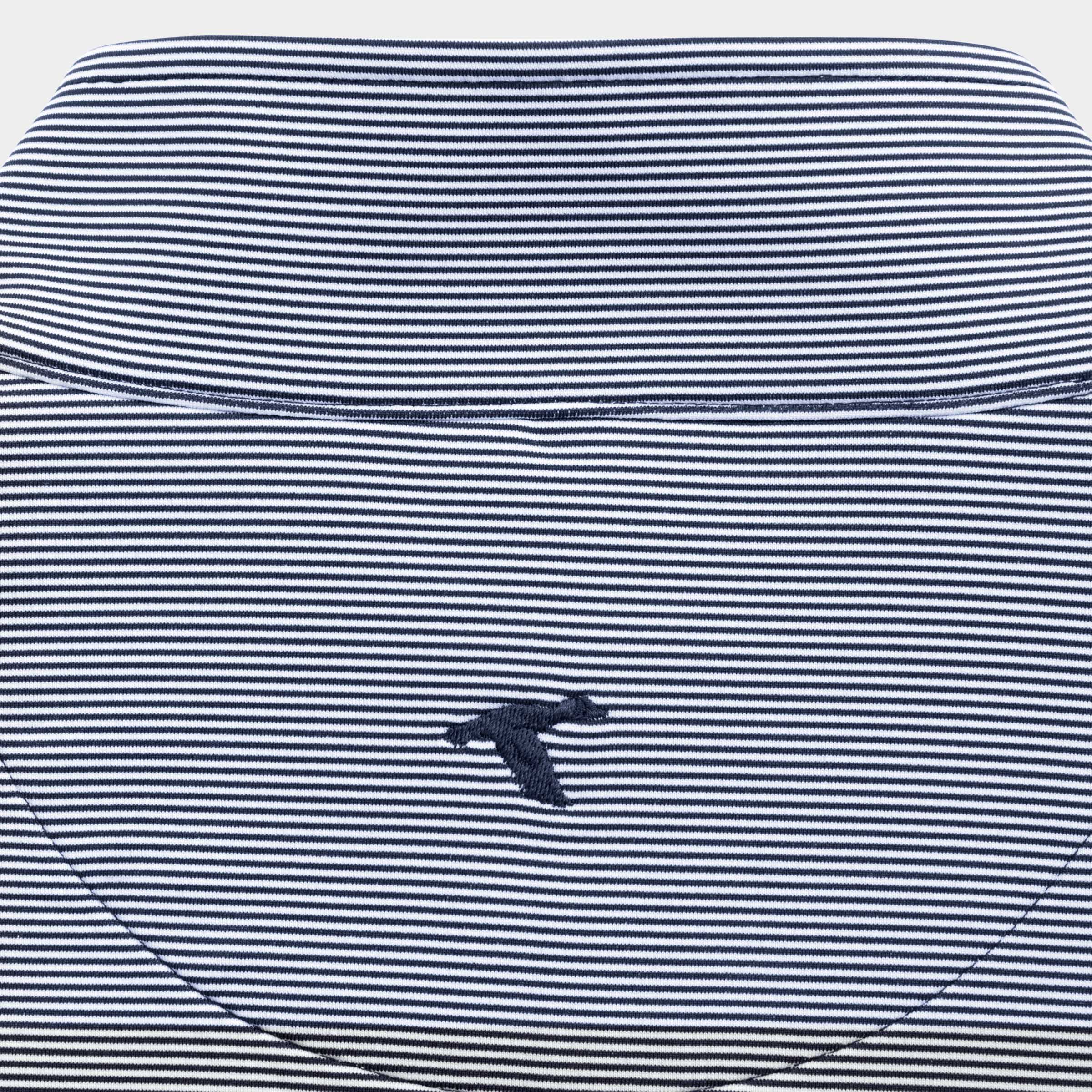 Sunday Ole Miss Pinstripe Venture Performance Quarter-Zip-GenTeal Apparel