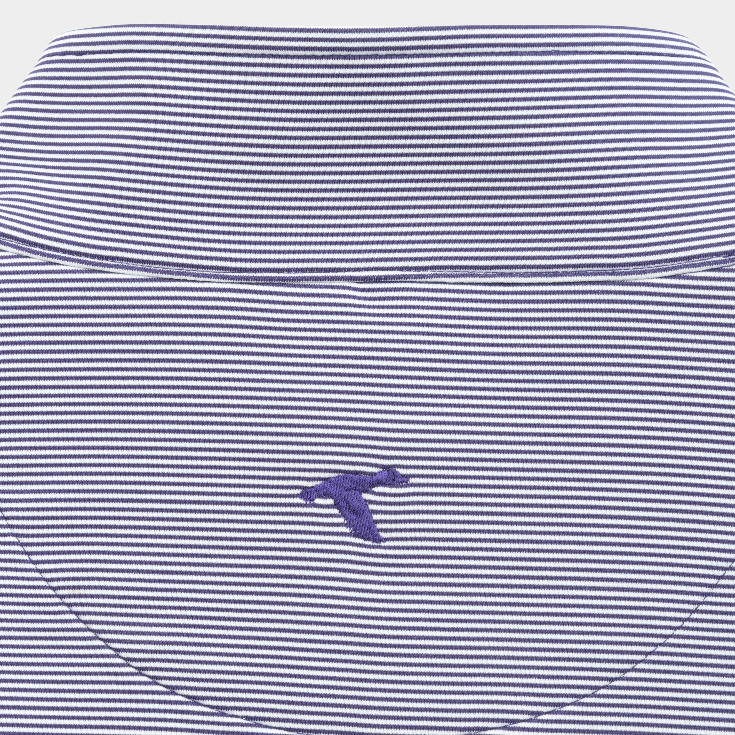 Clemson Pinstripe Venture Performance Quarter-Zip-GenTeal Apparel