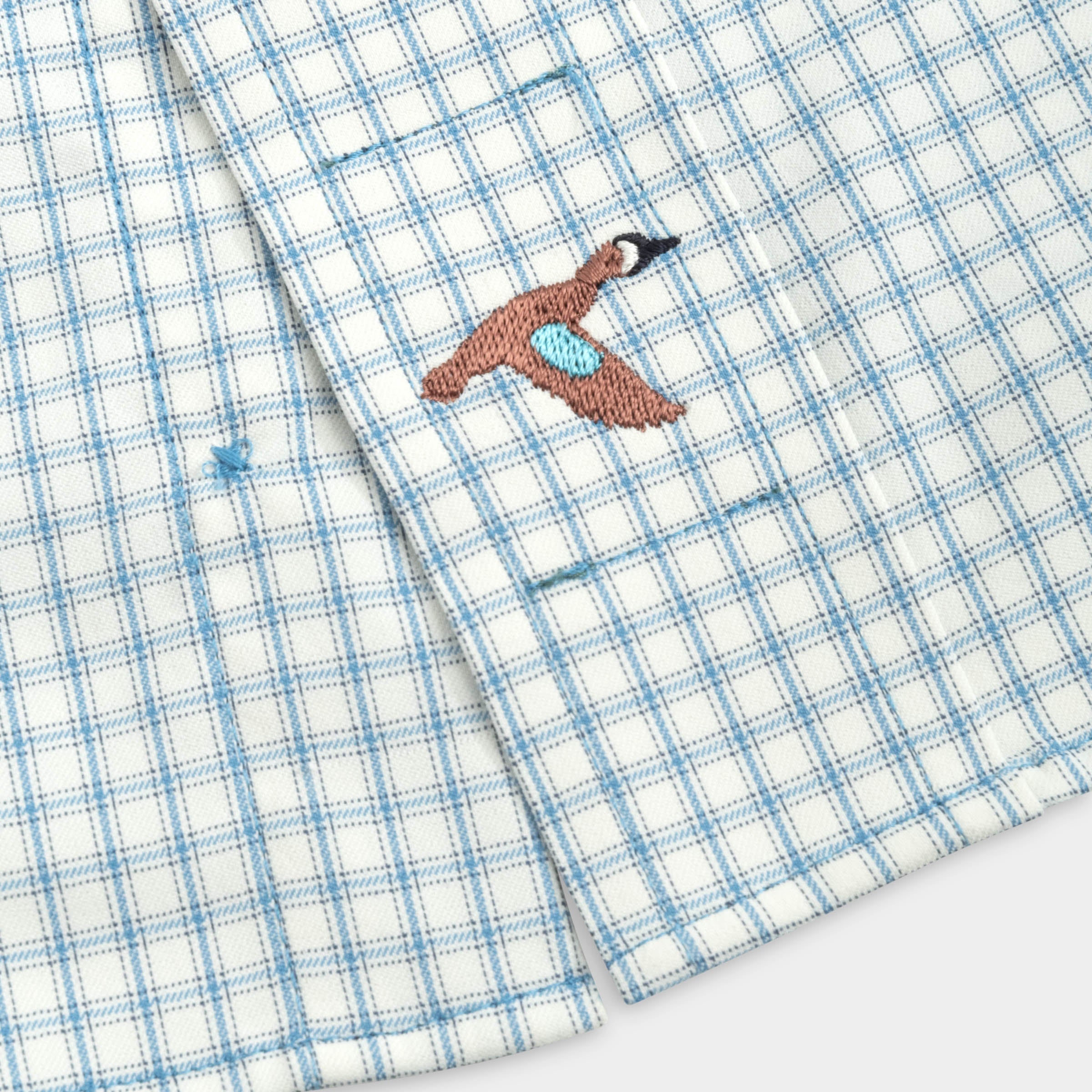 Blakely Performance Spread Collar Sport Shirt-GenTeal Apparel