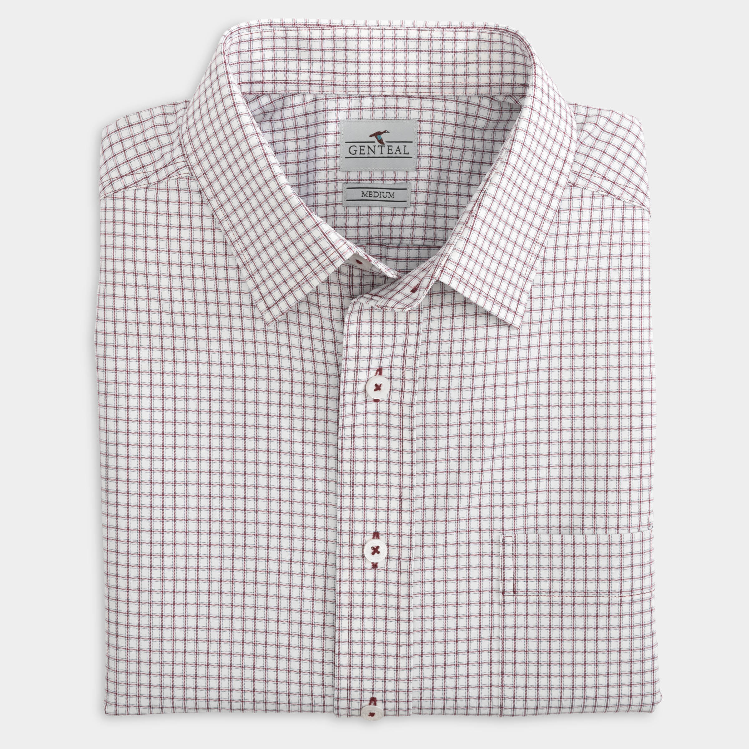 Blakely Performance Spread Collar Sport Shirt-GenTeal Apparel