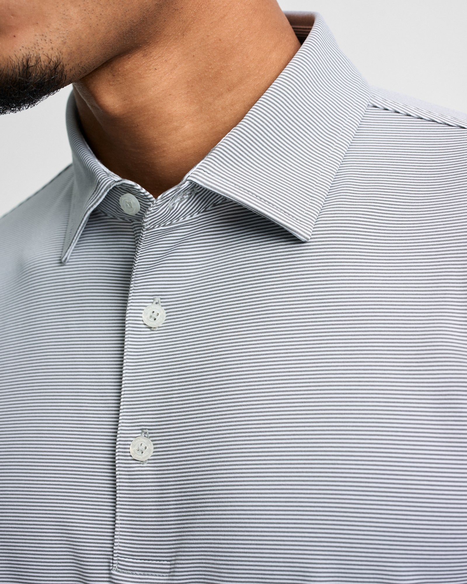 Club Pinstripe Performance Polo