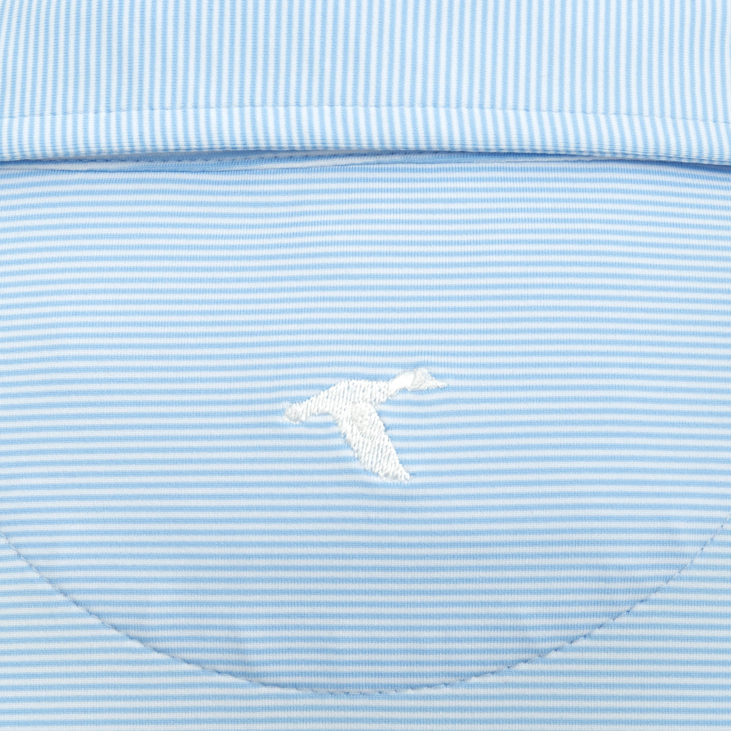 Alabama Pinstripe Performance Polo-GenTeal Apparel