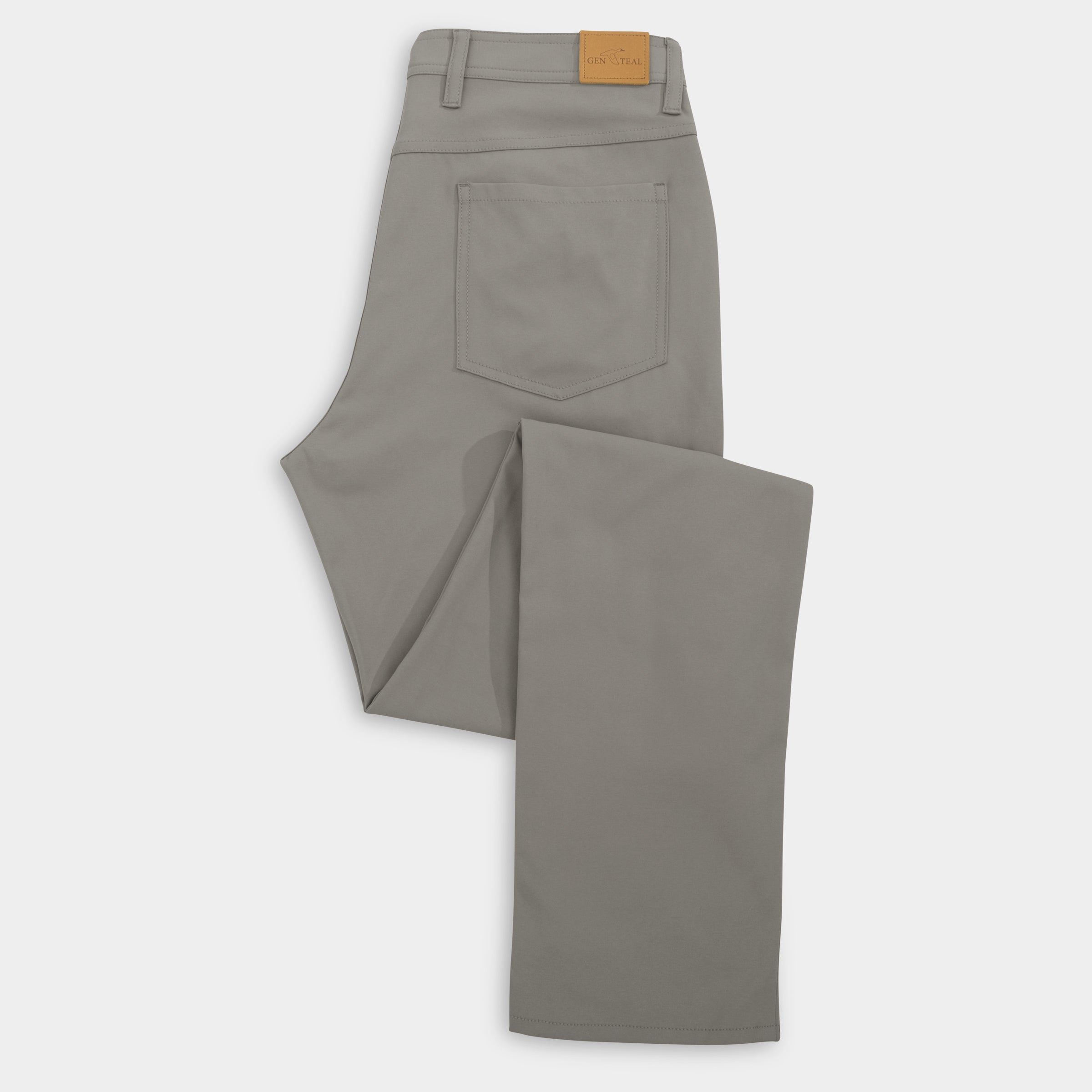Charcoal Clubhouse Stretch Five-Pocket Pant-GenTeal Apparel