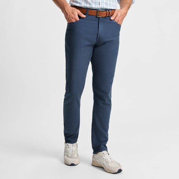 Men's Navy Barlow Five Pocket Pant | GenTeal