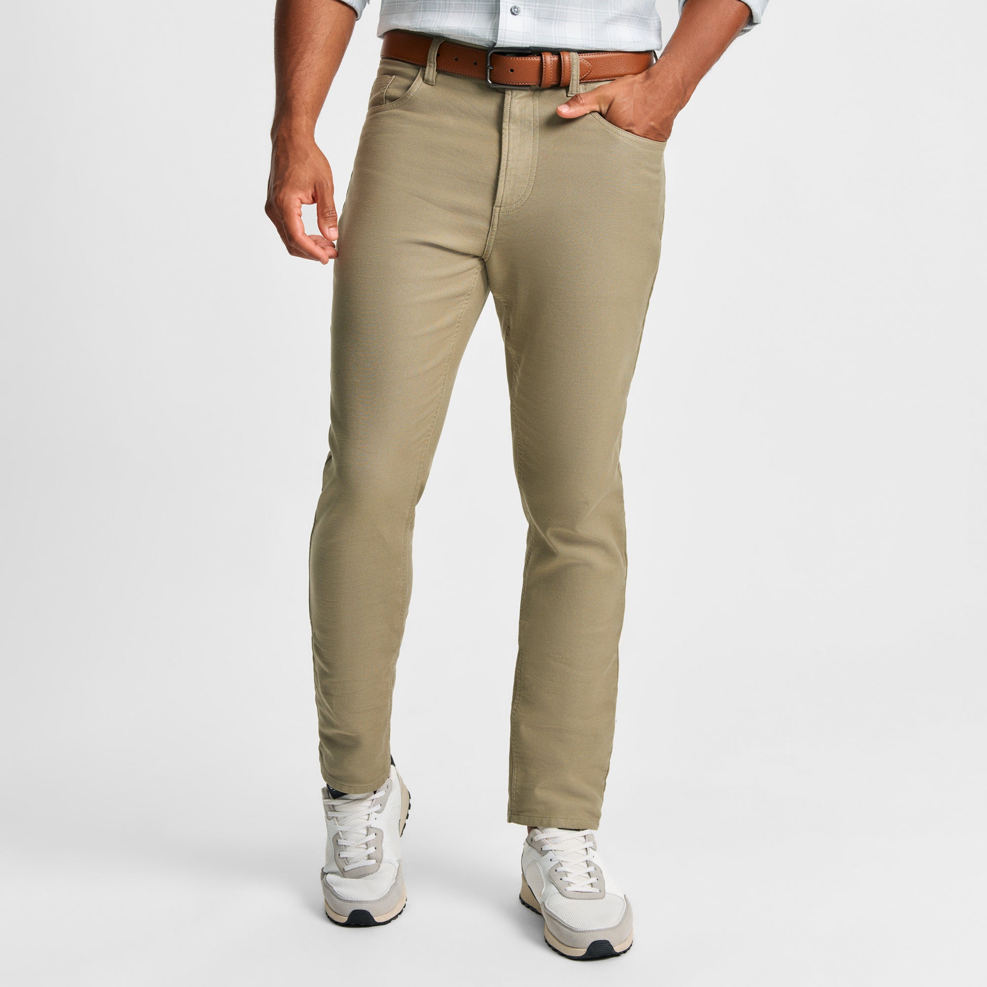 Olive Barlow Five-Pocket Pant