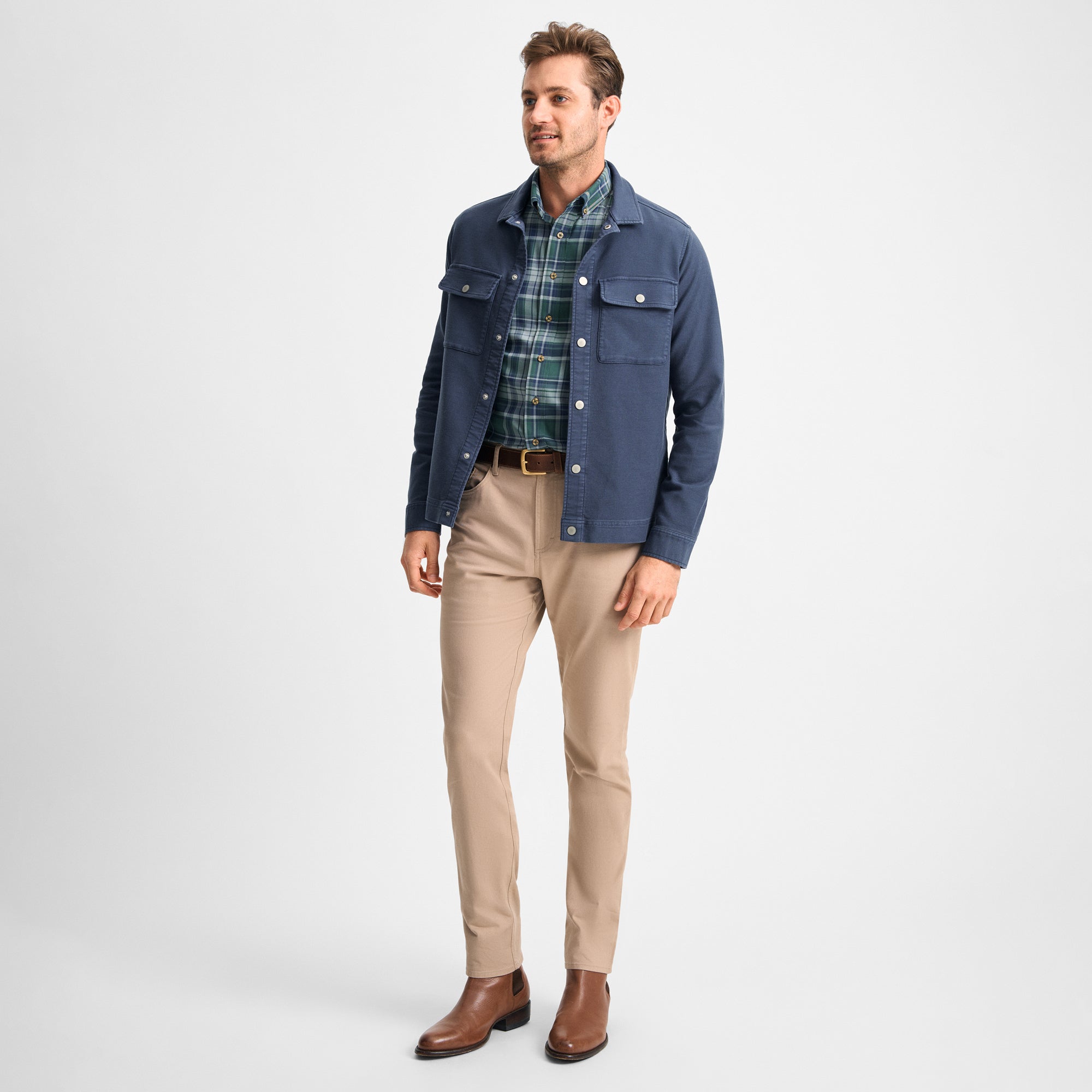 Navy Sutherland Shirt Jacket