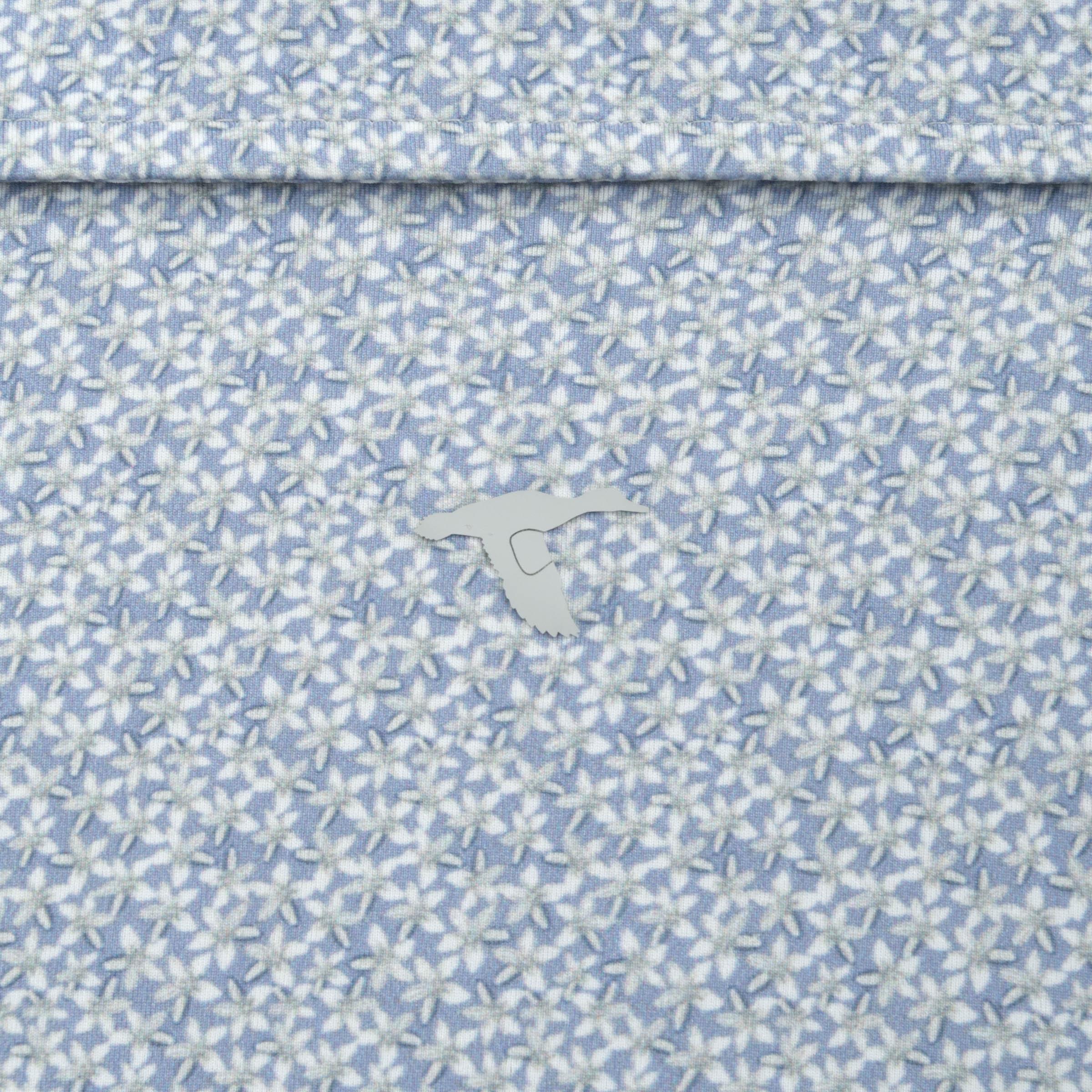 Plumeria Printed Performance Polo-GenTeal Apparel