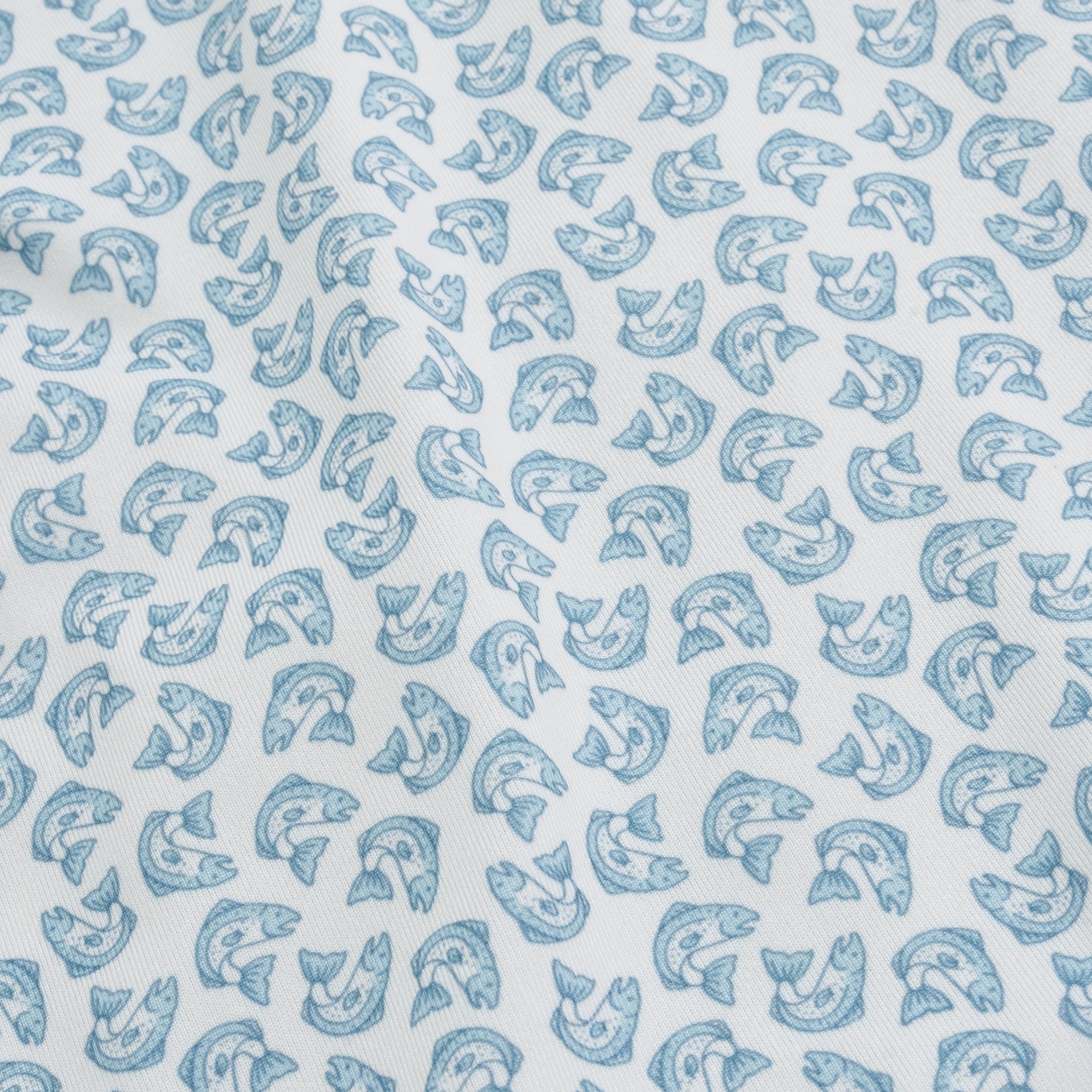 Trout Printed Performance Polo