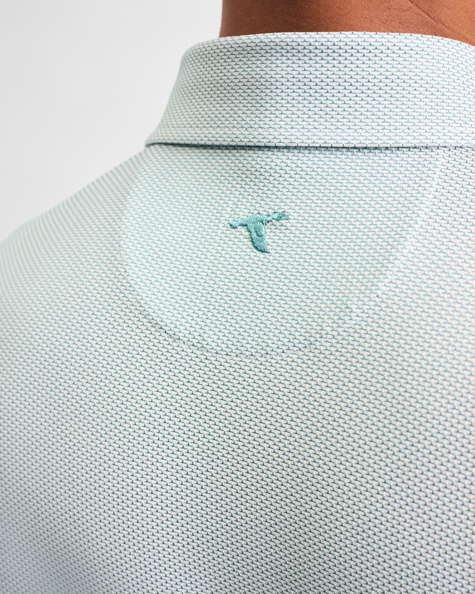 Brick Jacquard Polo