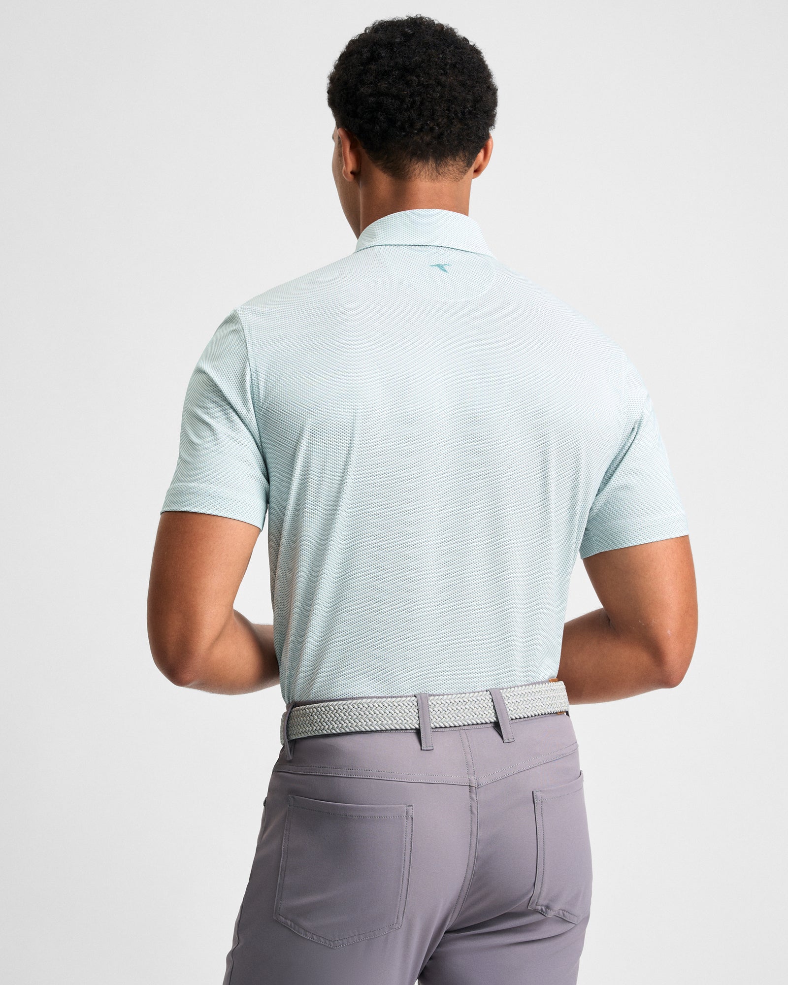 Brick Jacquard Polo