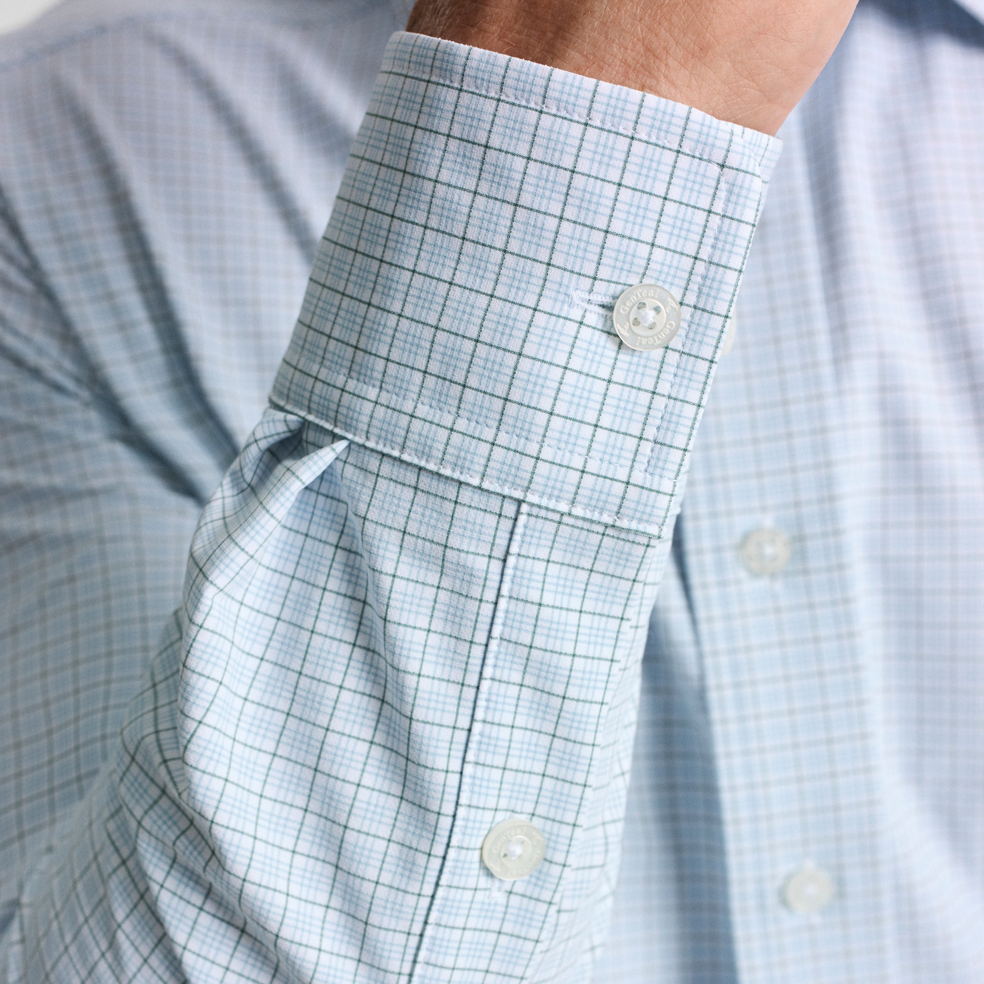Lancaster Spread Collar Performance Sport Shirt
