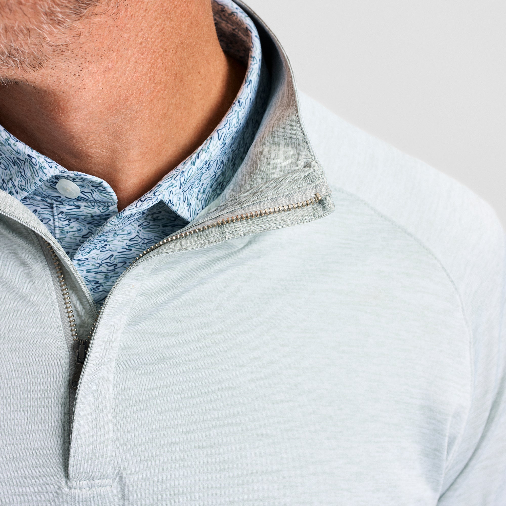 Glacier Gray Claiborne Quarter-Zip