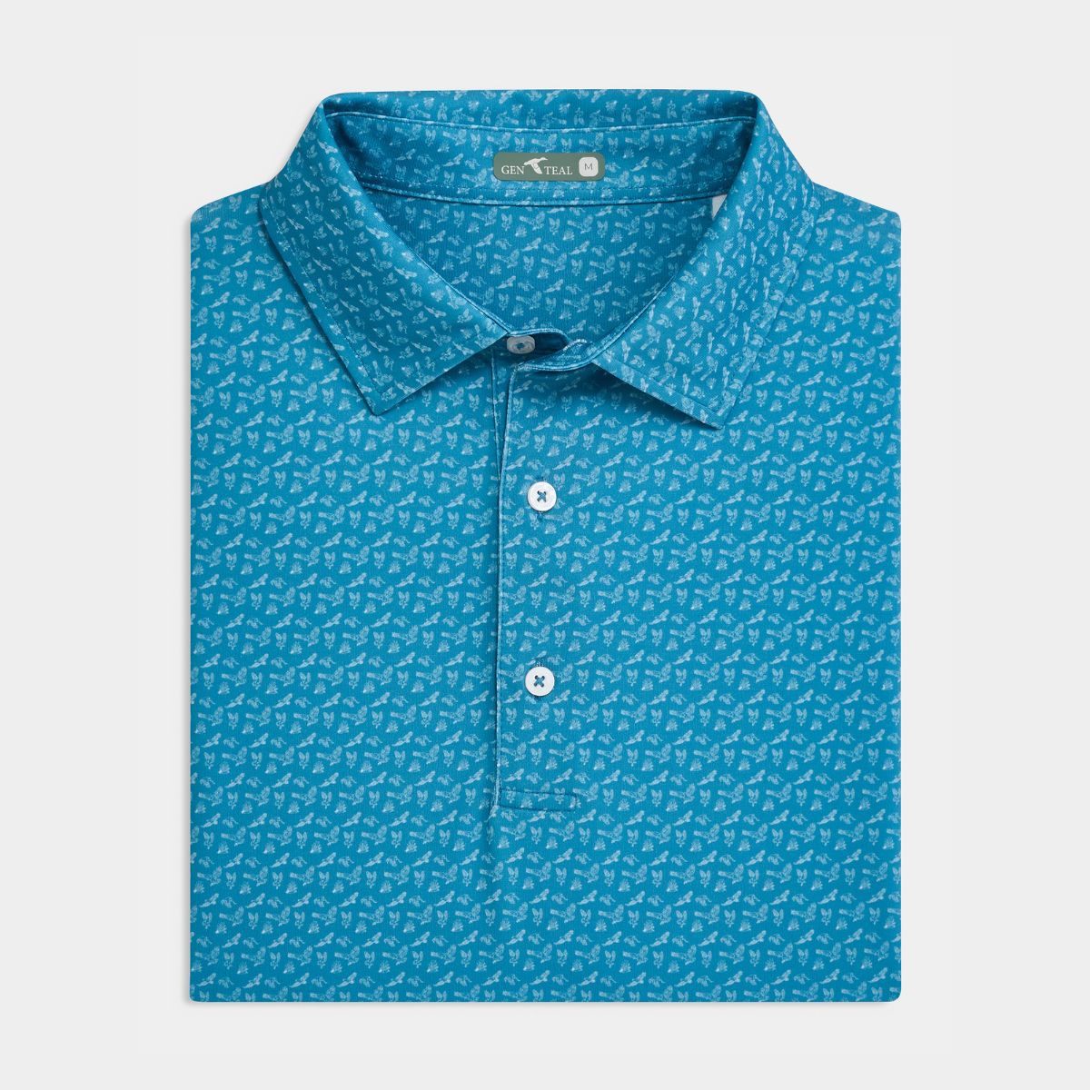 Birds of Prey Printed Performance Polo