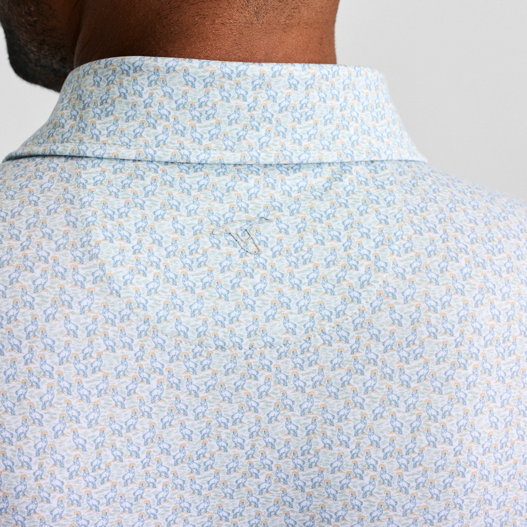 Highland Herd Printed Performance Polo