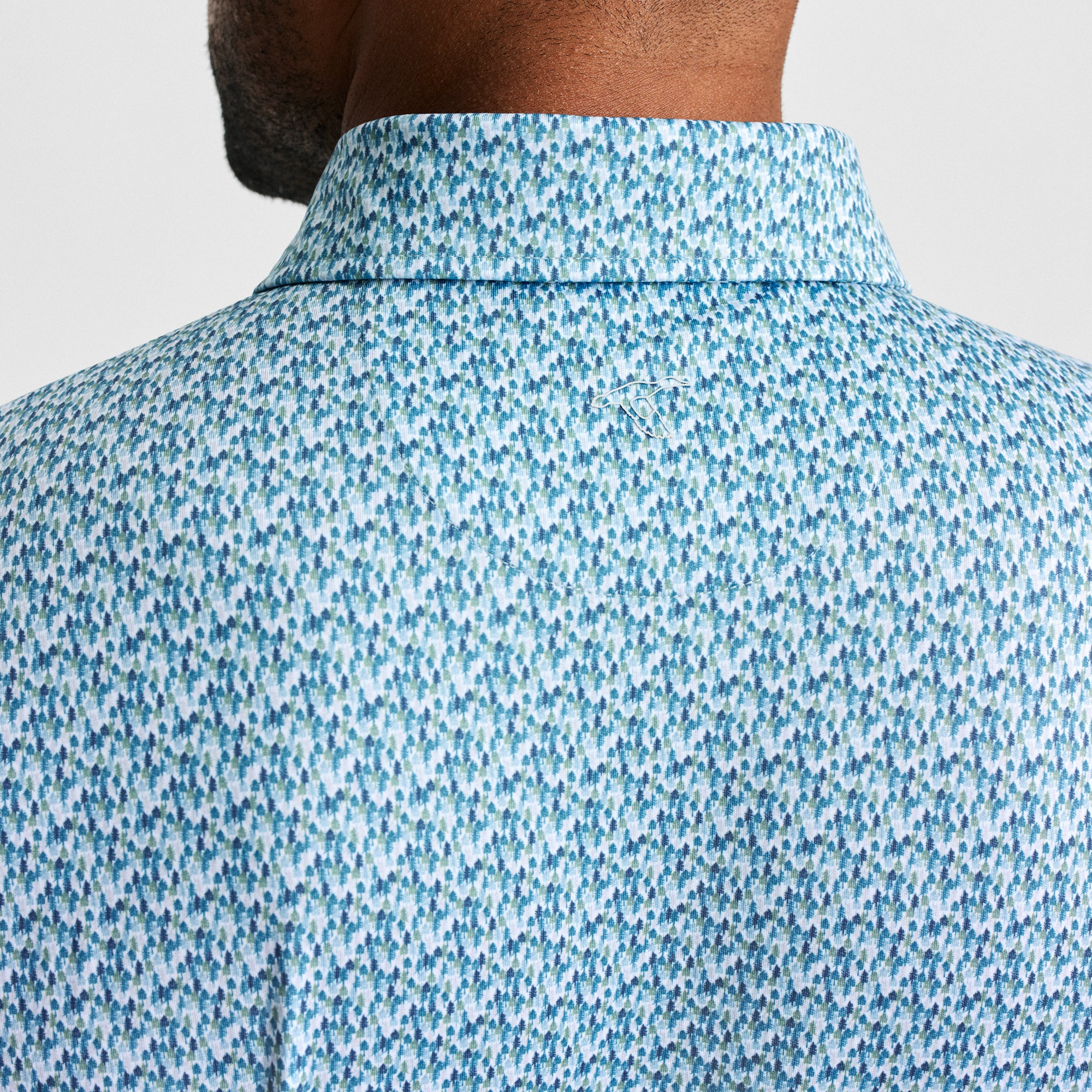 Ponderosa Pine Printed Performance Polo