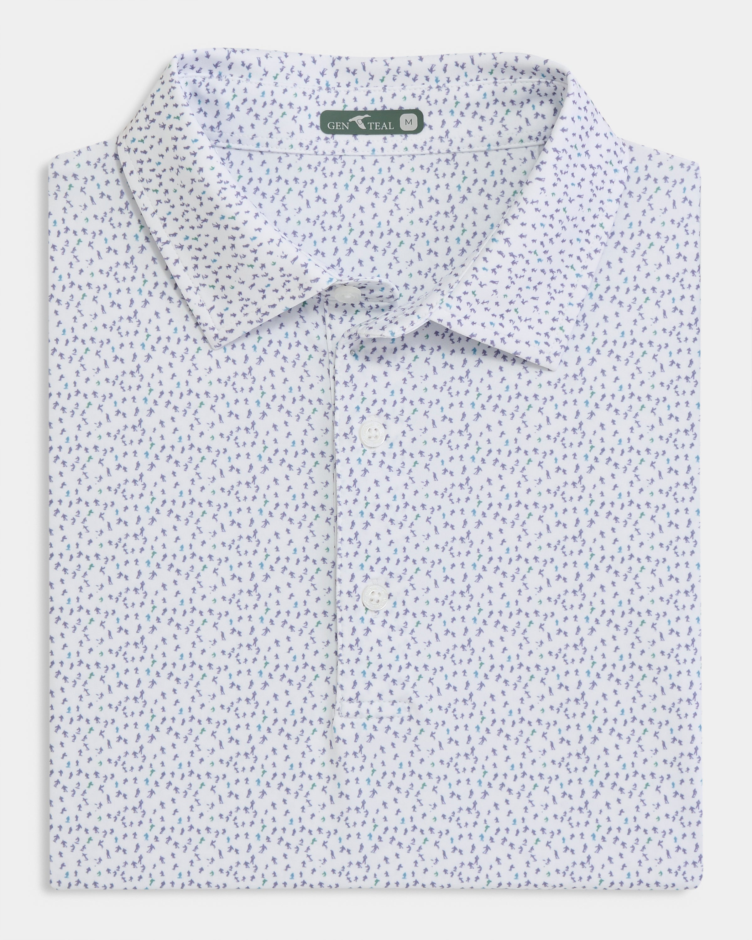 Snow Sprint Printed Performance Polo