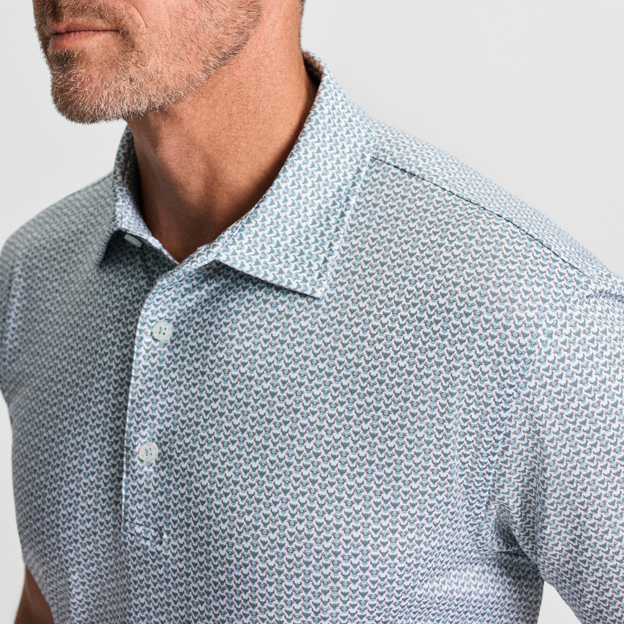 Trophy Printed Performance Polo