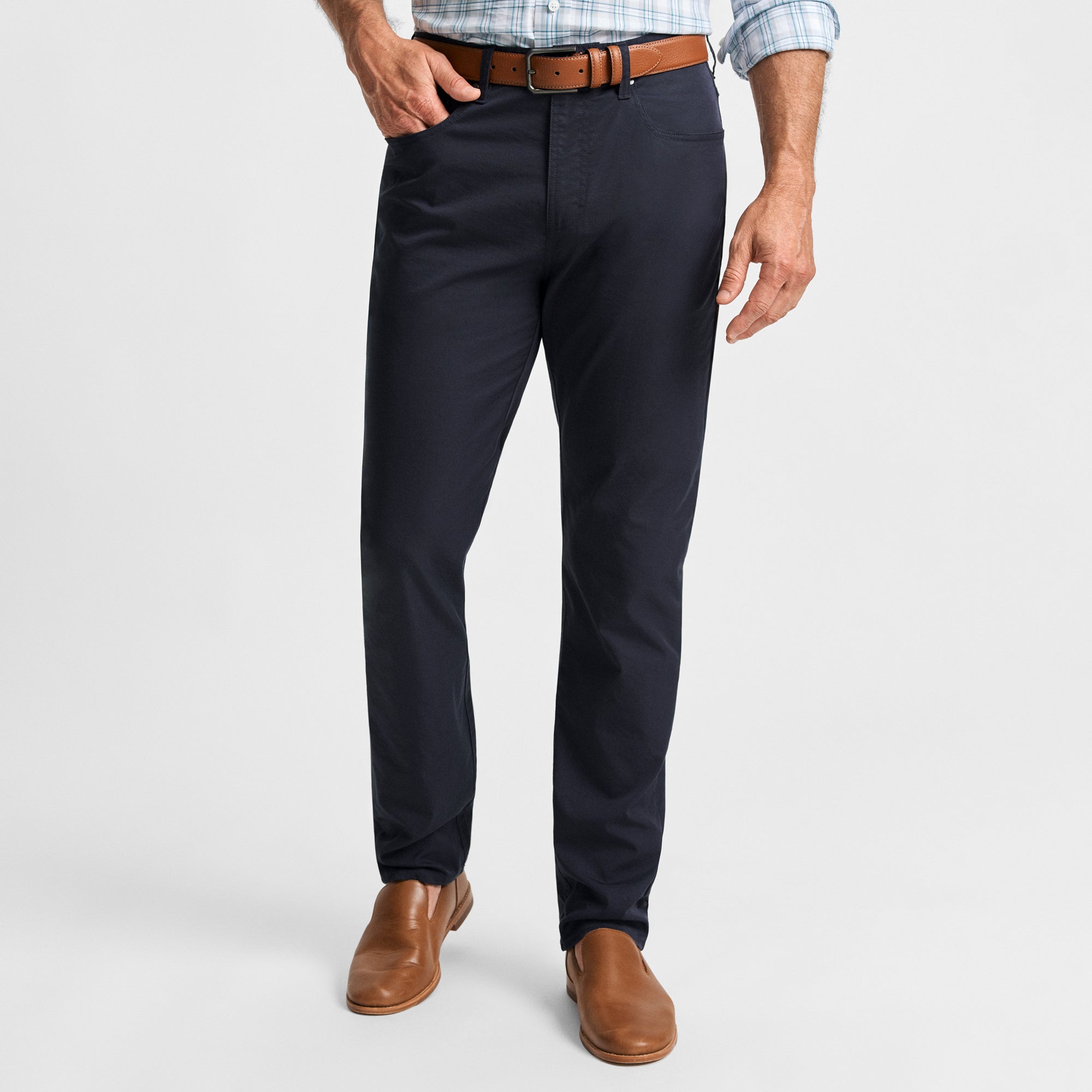 Navy Versa Five-Pocket Pant