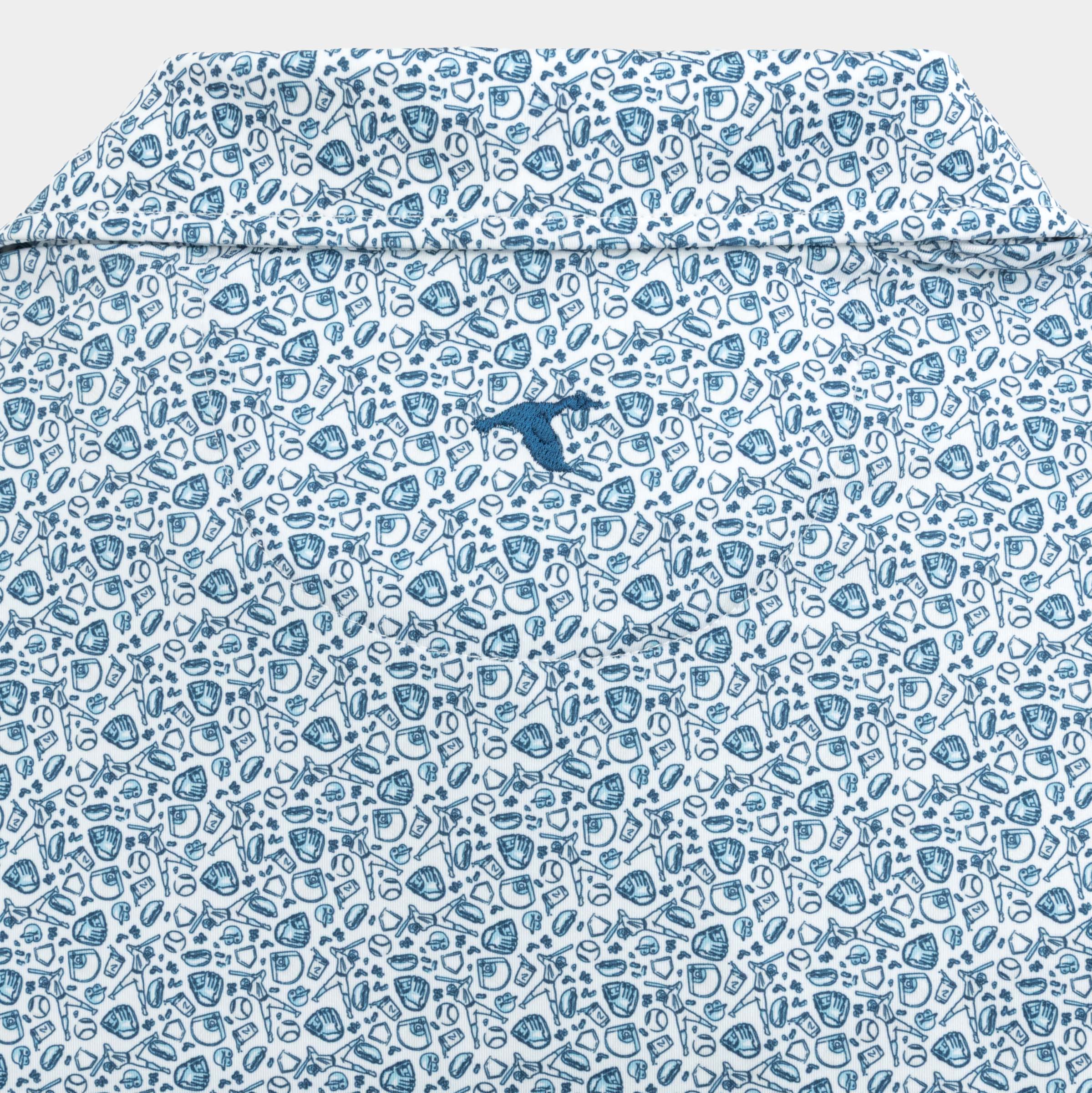 Illinois Icon Fastball Printed Performance Polo