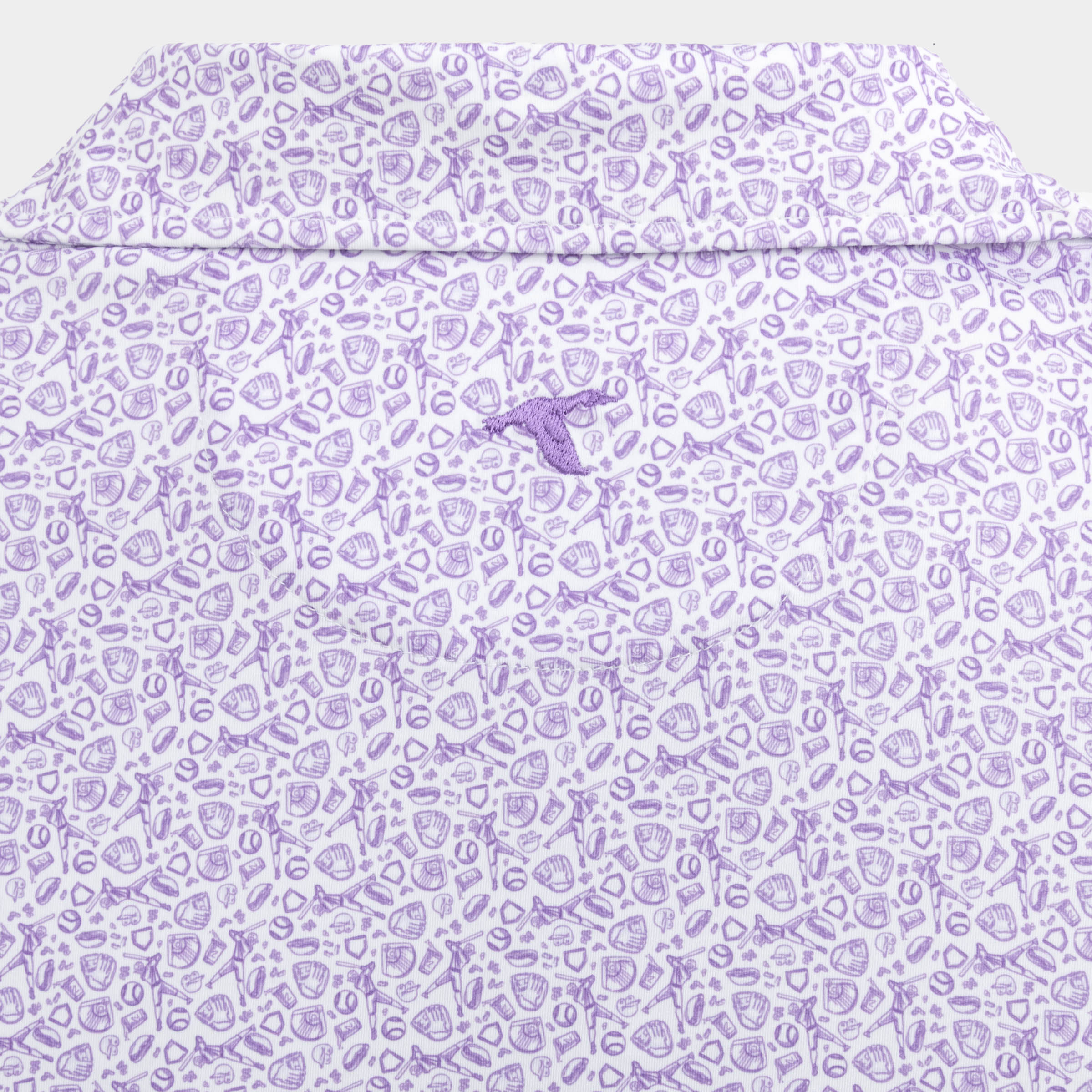 Kansas State Fastball Printed Performance Polo