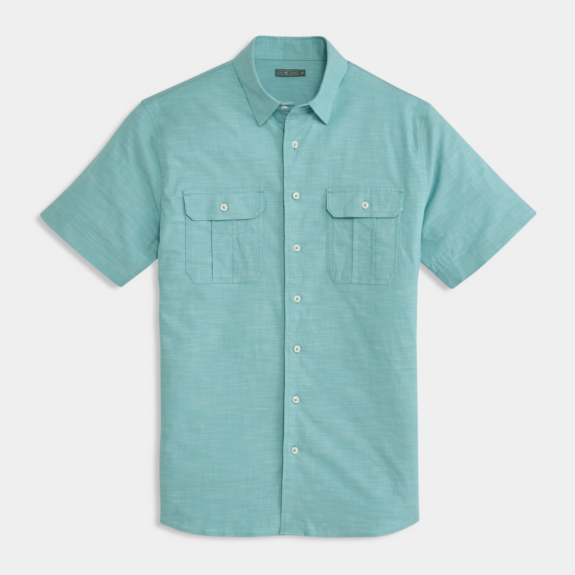 Parker Cotton/Tencel Short Sleeve Sport Shirt