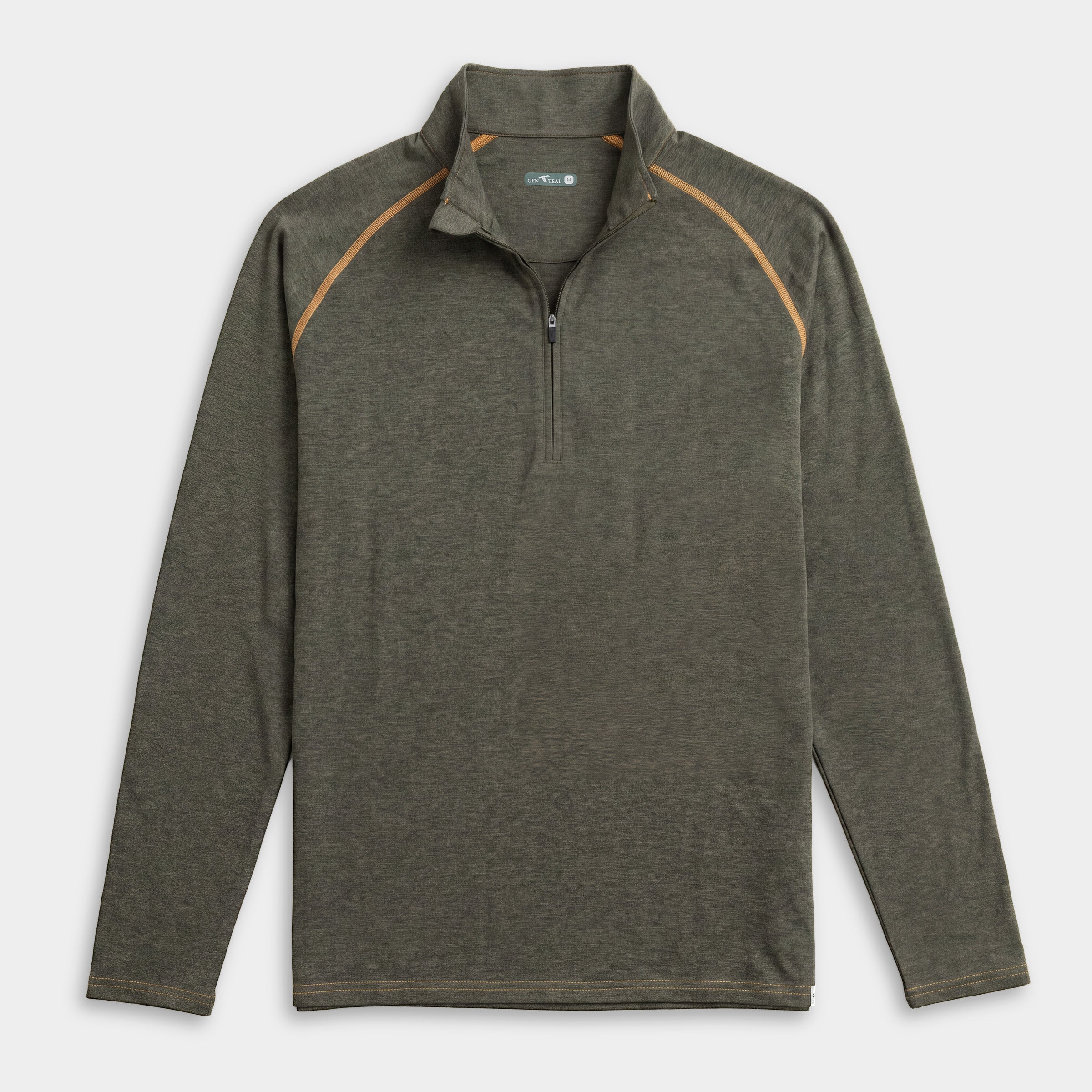 Green Heather Wander Quarter-Zip