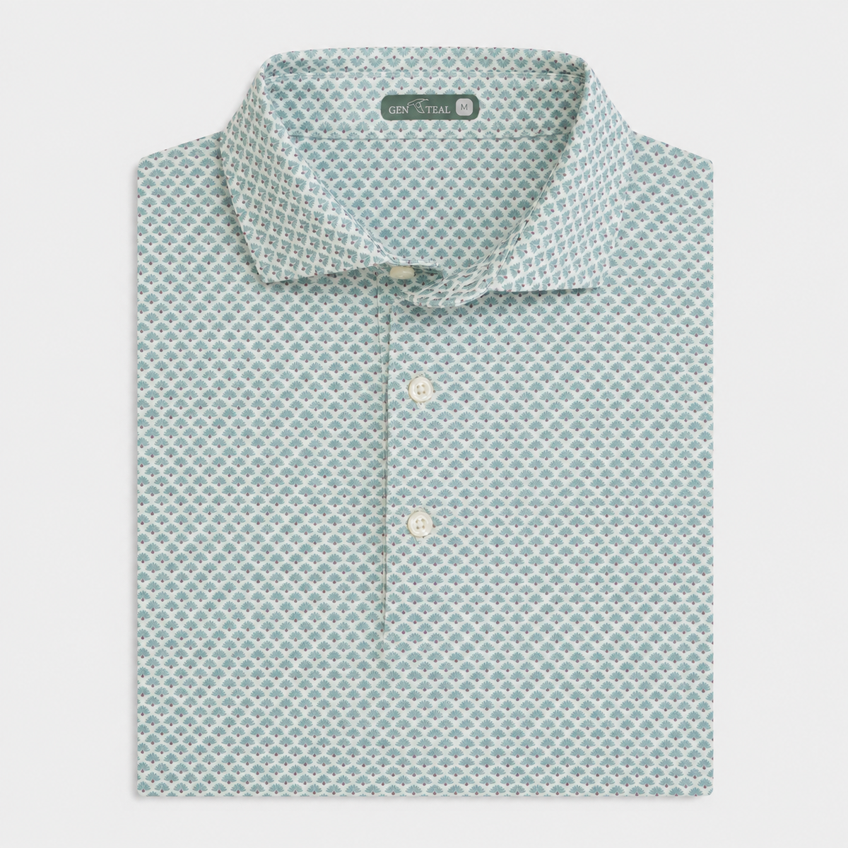 Agave Printed Performance Polo