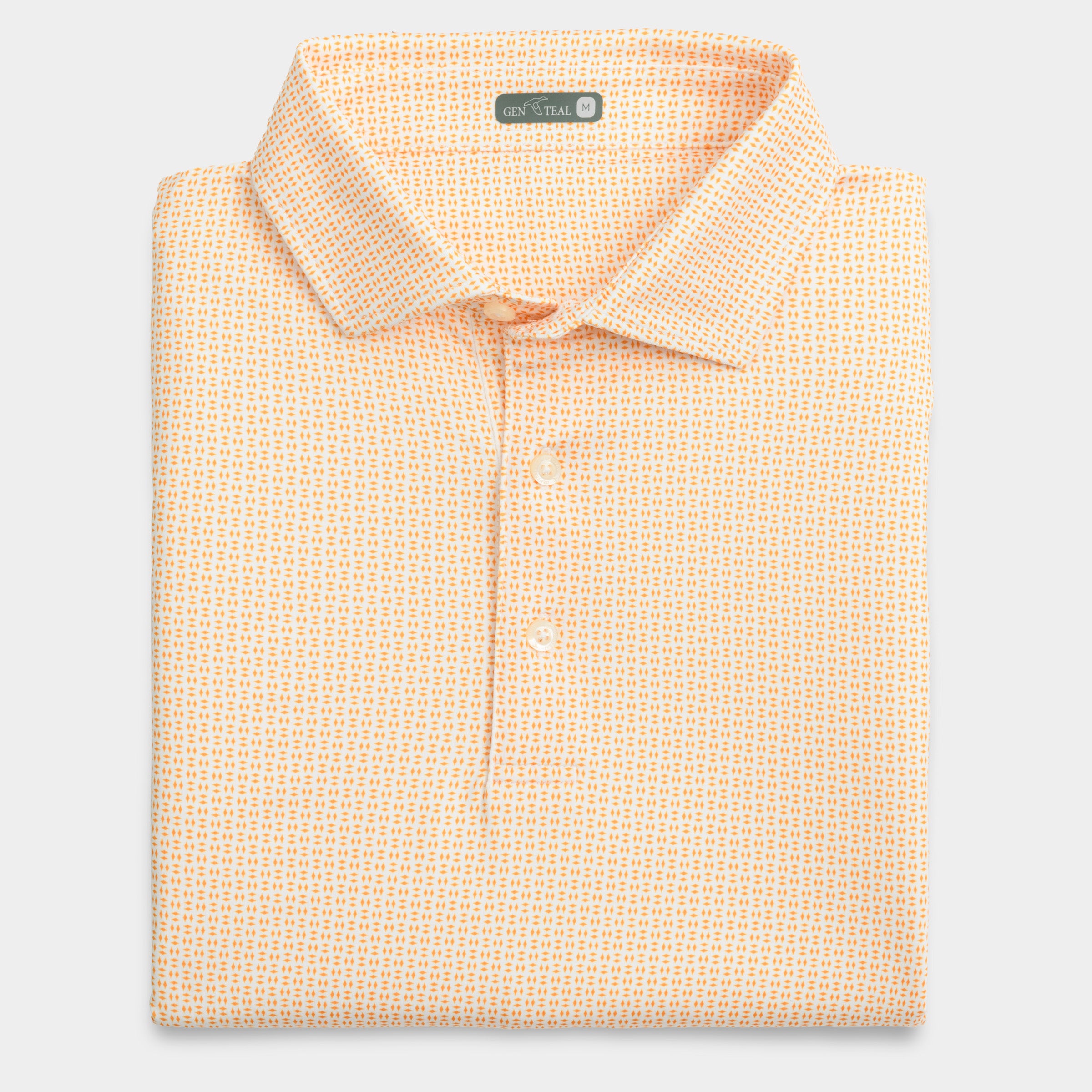 Trellis Printed Performance Polo