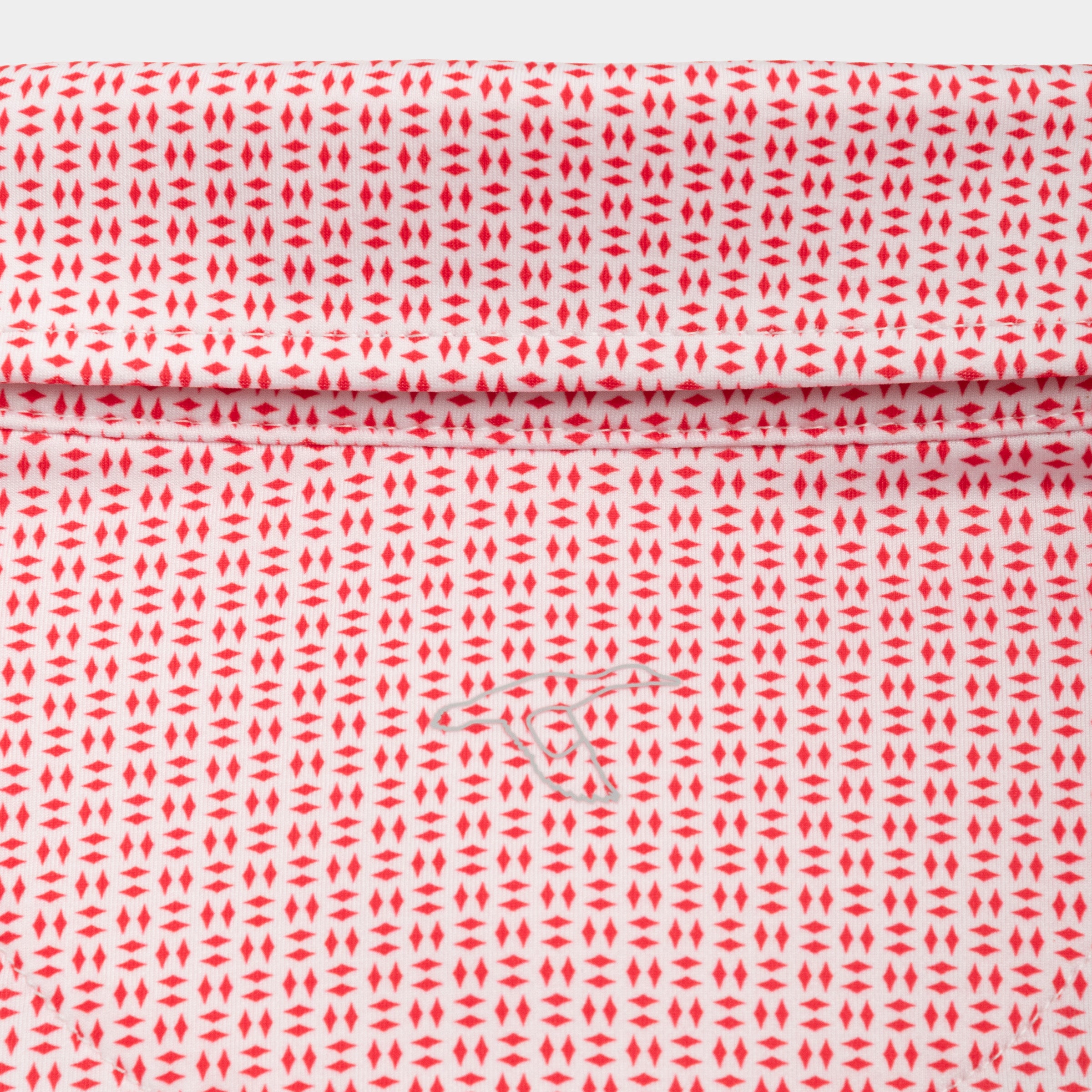Trellis Printed Performance Polo