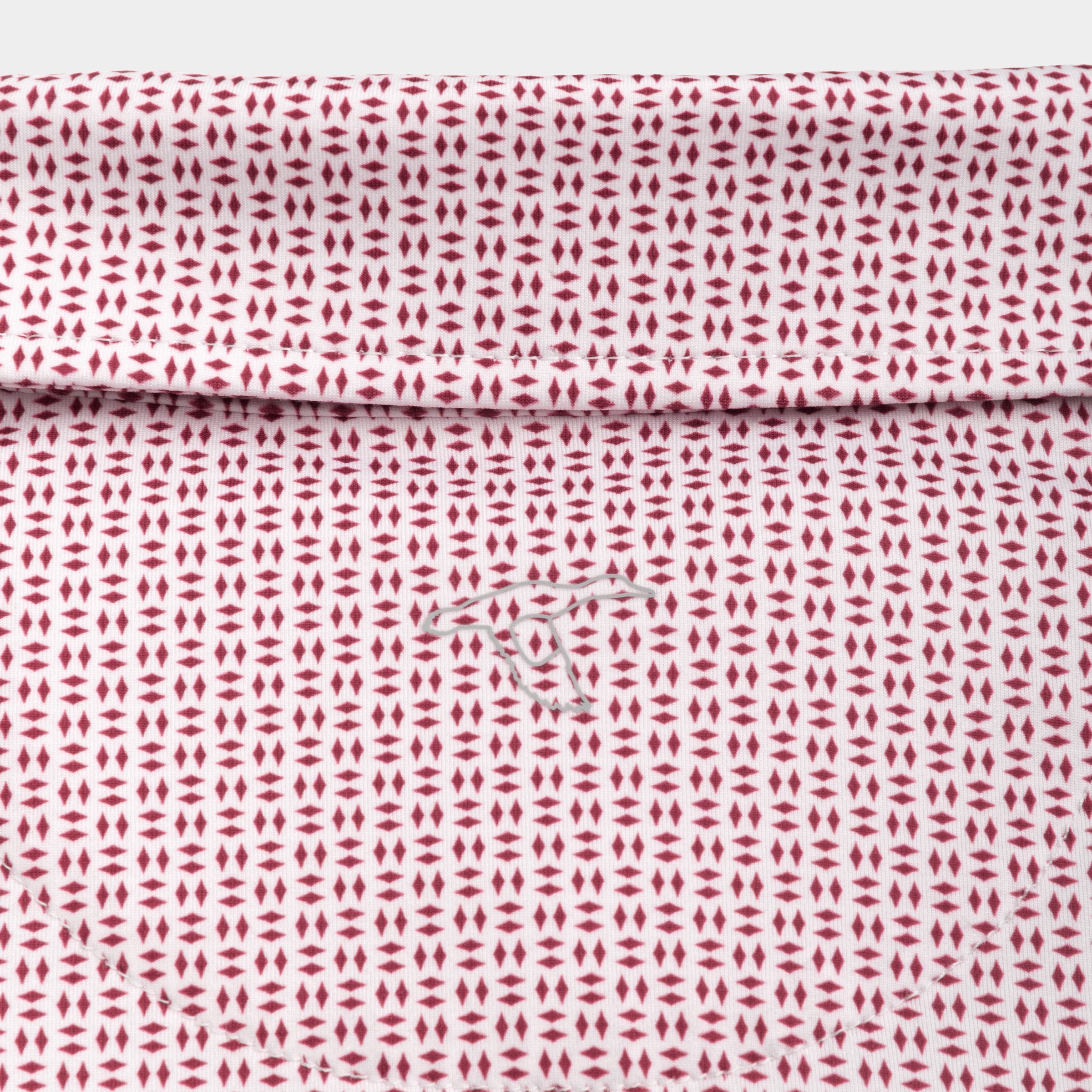 Trellis Printed Performance Polo