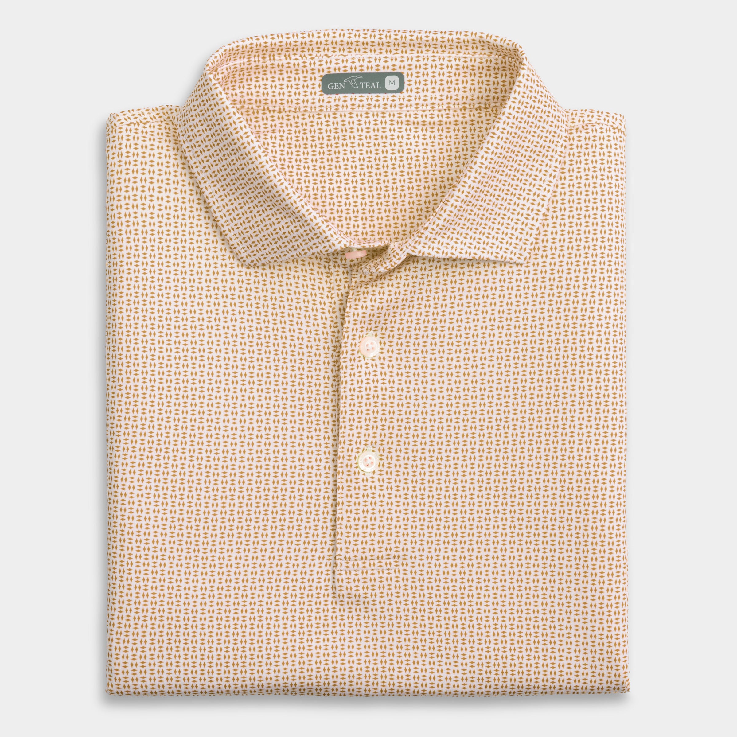 Trellis Printed Performance Polo