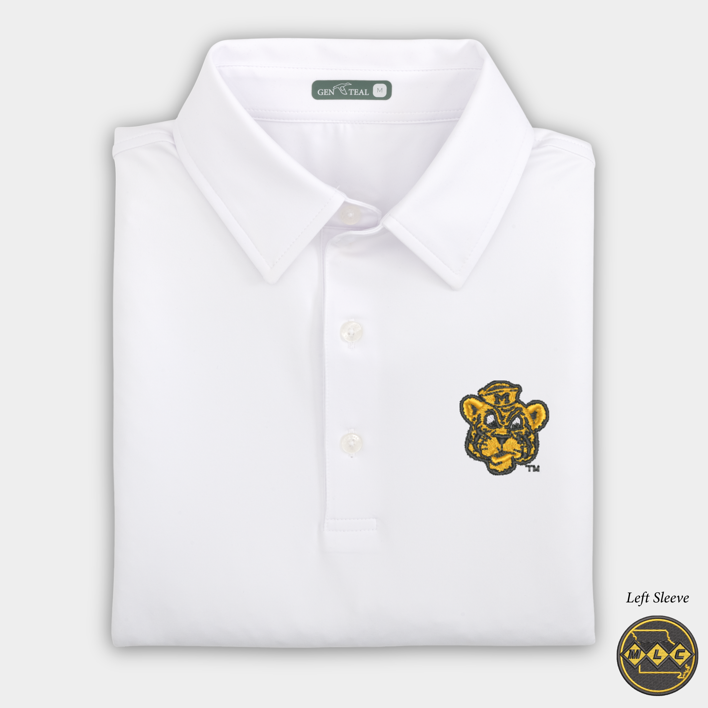 MLC Missouri Sailor Tiger Solid Performance Polo