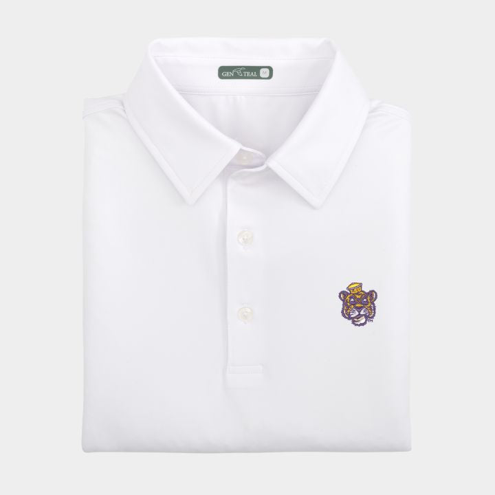 LSU Vault Solid Performance Polo