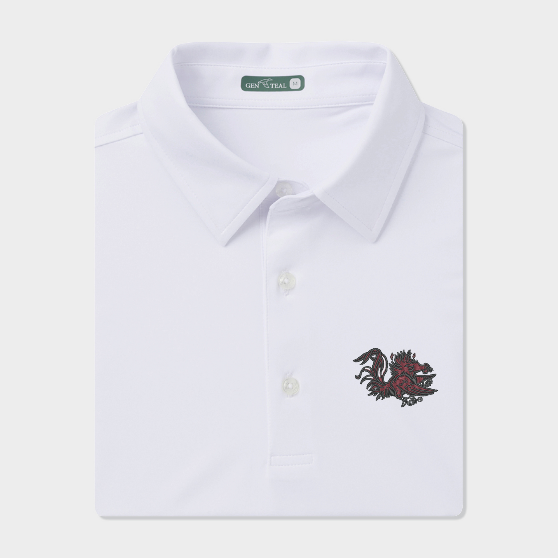 Men's South Carolina Vault Gamecock Solid Performance Polo | GenTeal