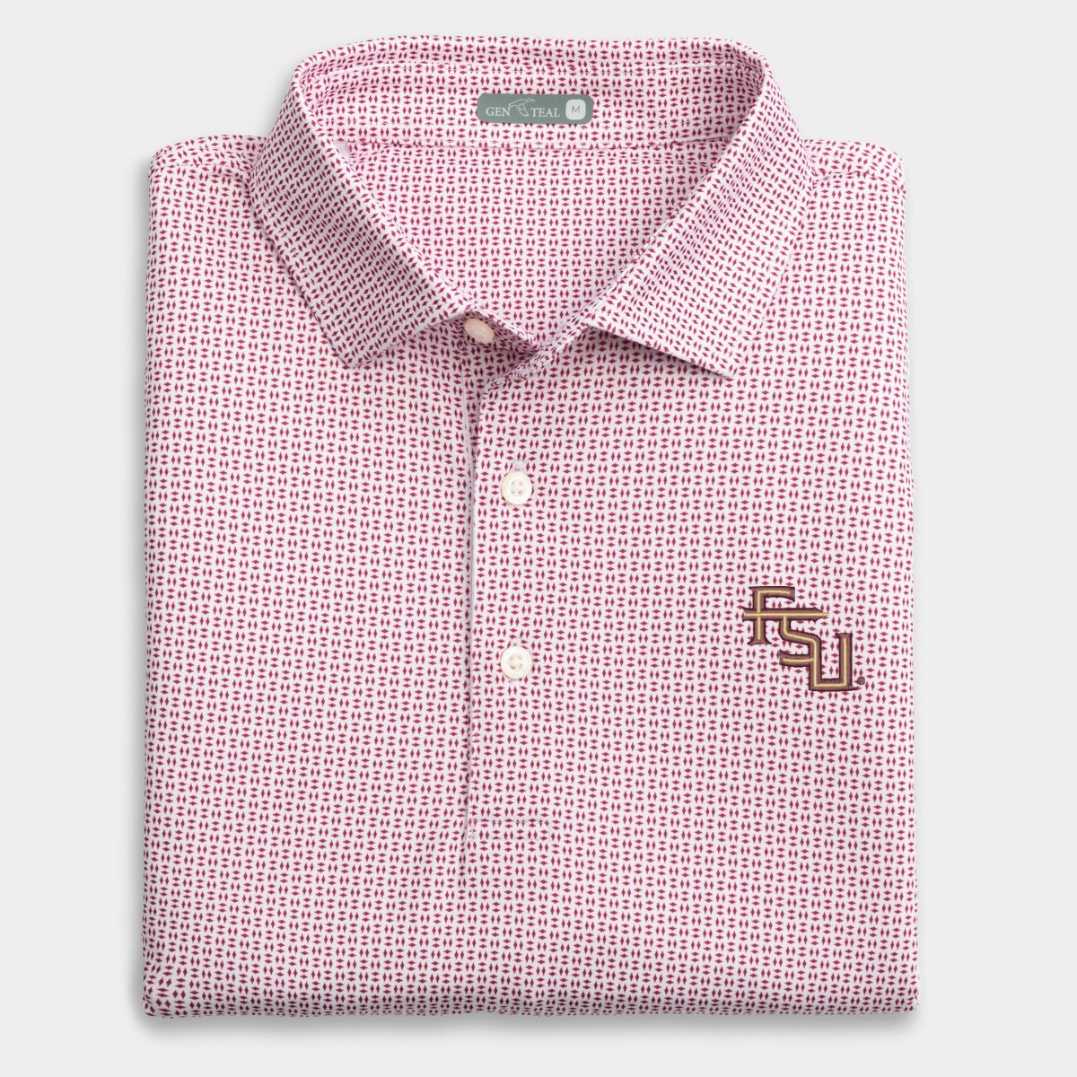 Florida State FSU Trellis Printed Performance Polo