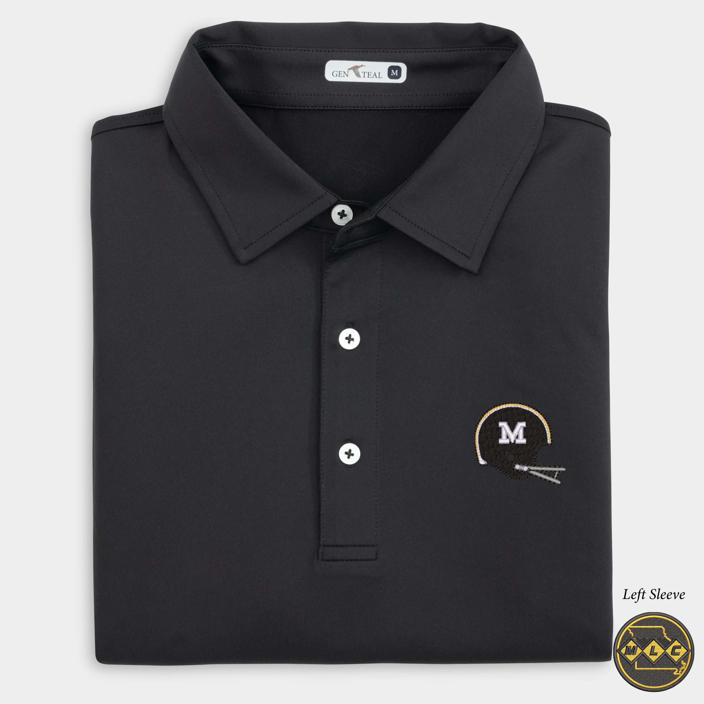 MLC Missouri Helmet Solid Performance Polo