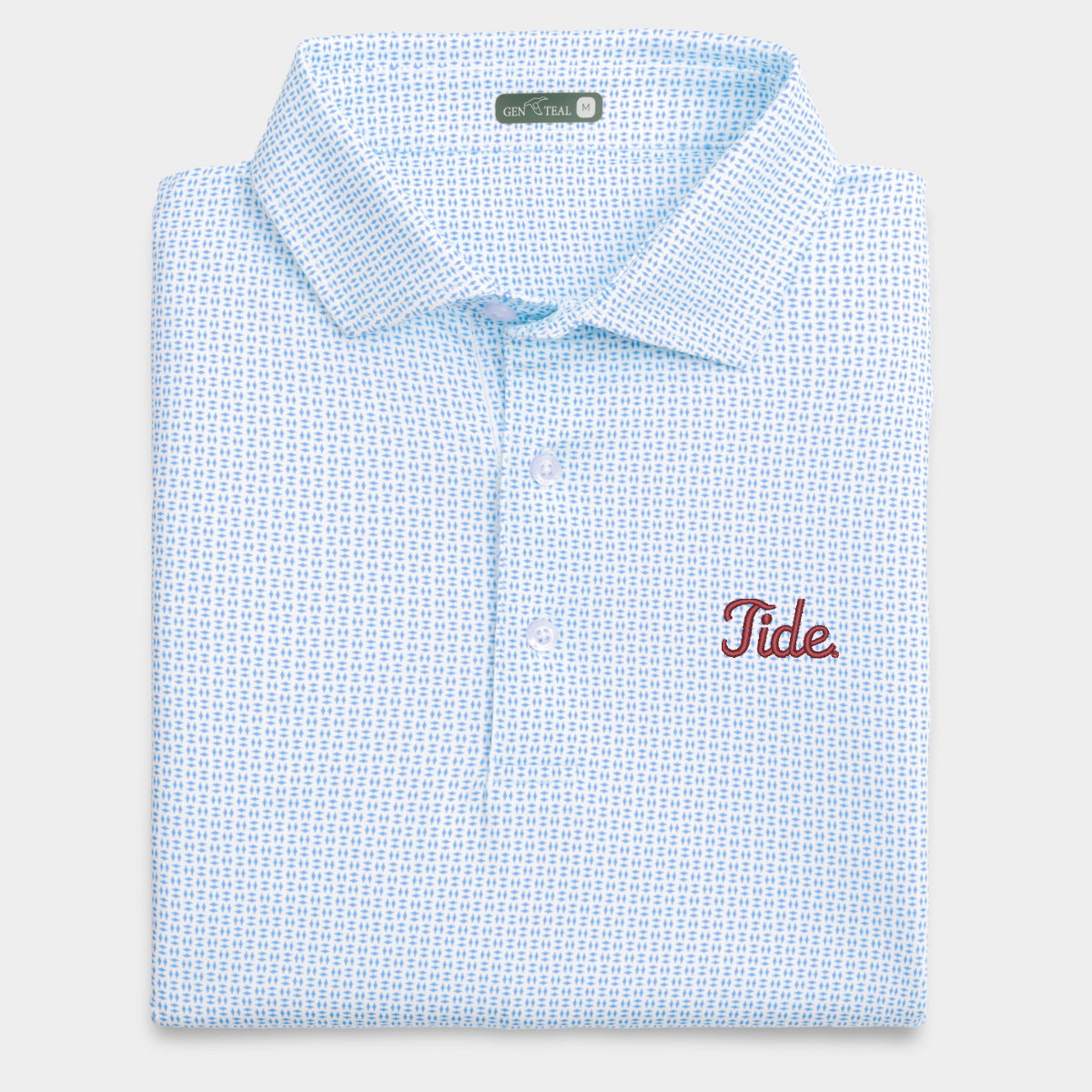 Alabama Tide Trellis Printed Performance Polo