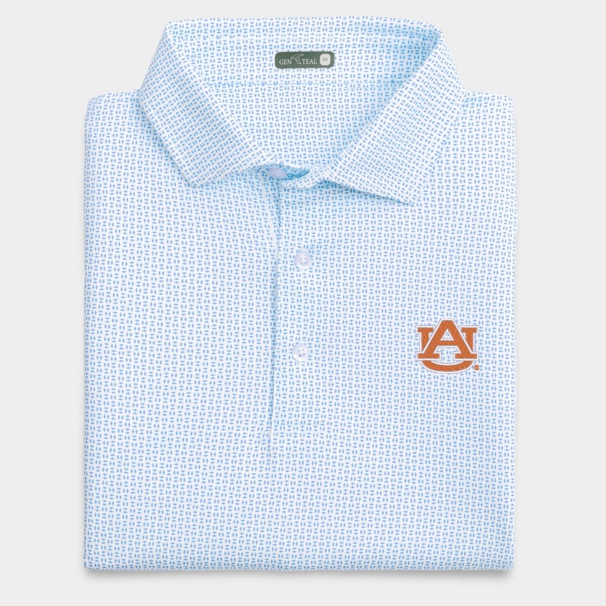Auburn Trellis Printed Performance Polo
