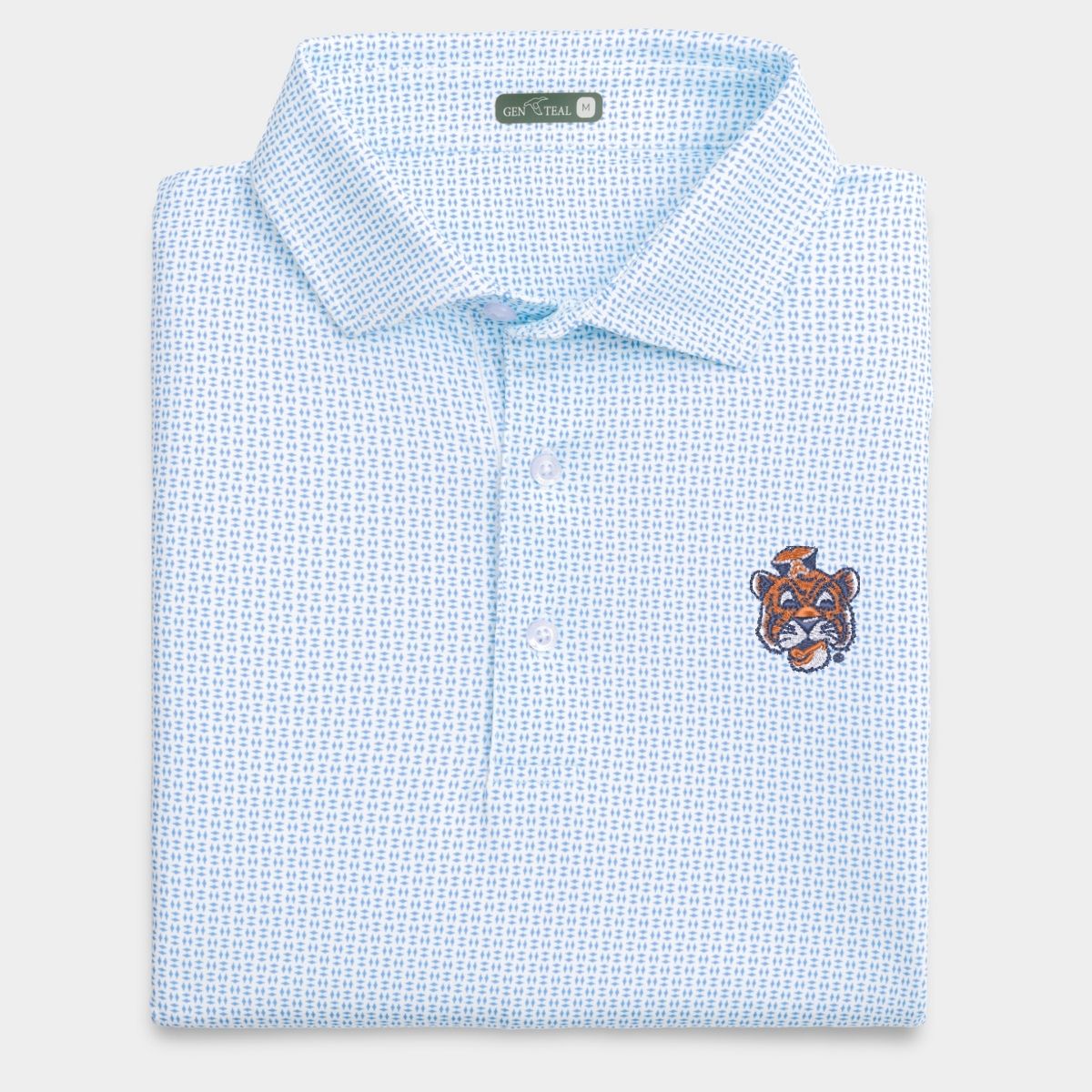 Auburn Vault Trellis Printed Performance Polo