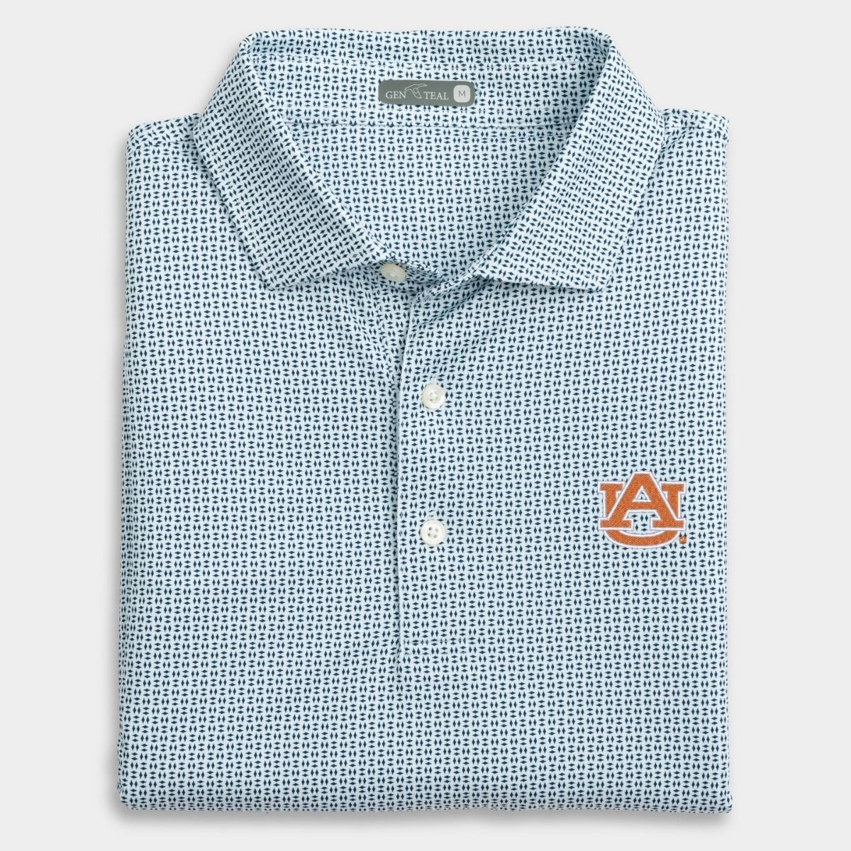 Auburn Trellis Printed Performance Polo